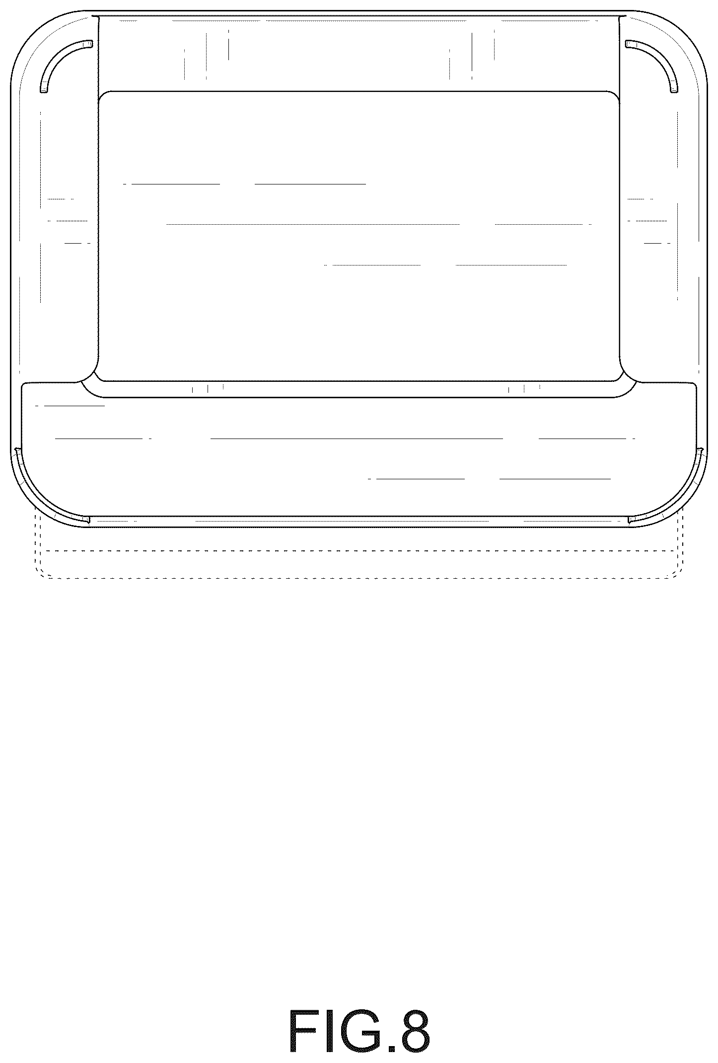 Patent USD1076506 Figure 8 – Shelf
