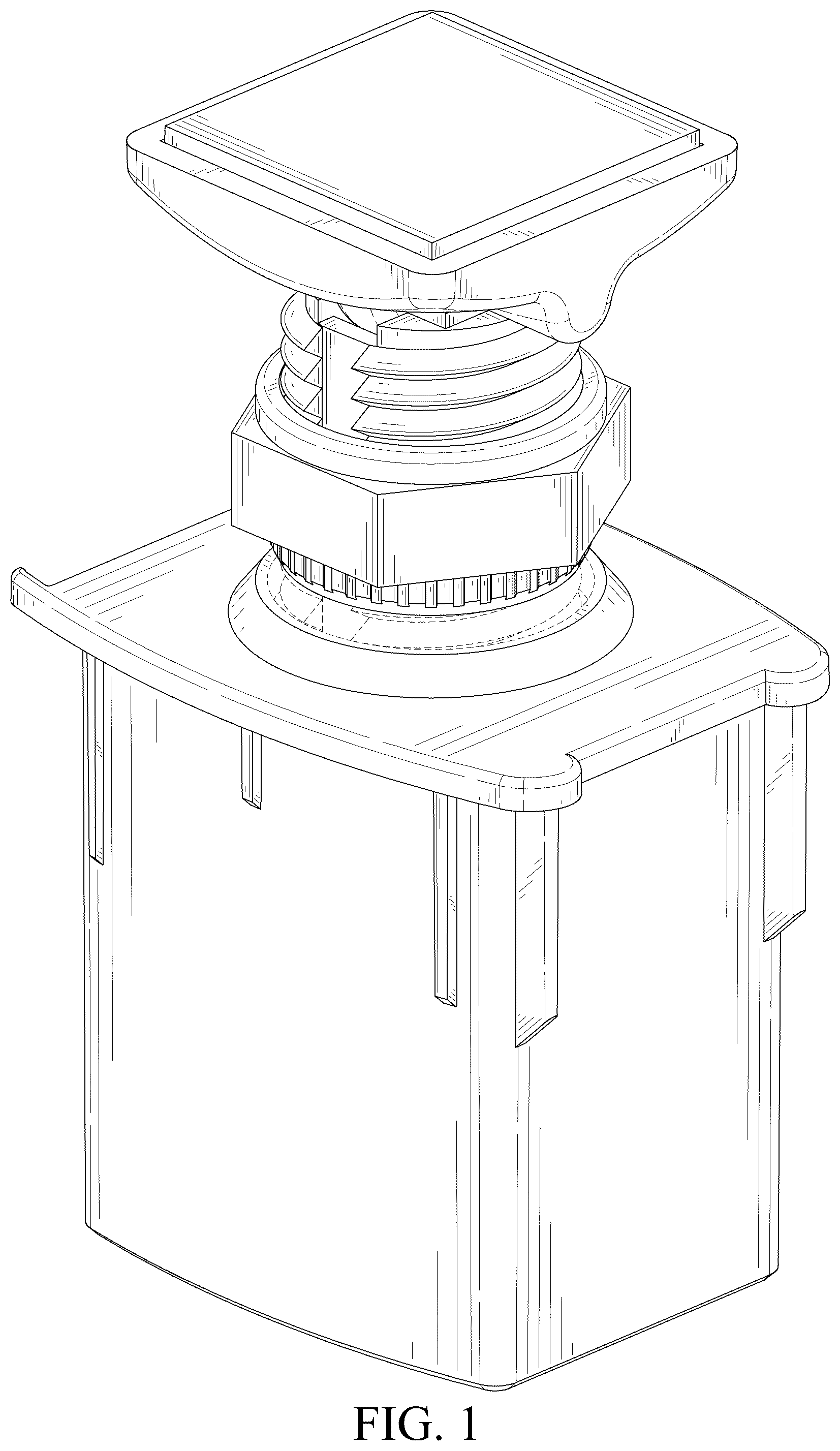 Patent USD1076507 Figure 1 – Punching-free mounting part