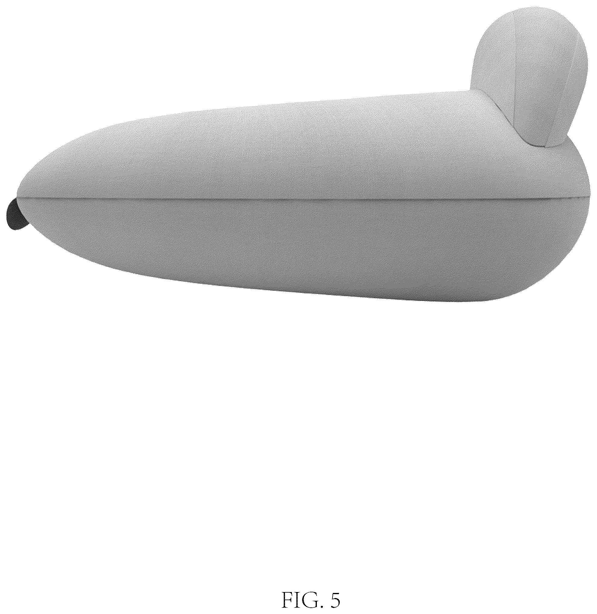 Patent USD1076509 Figure 5 – Nursing pillow