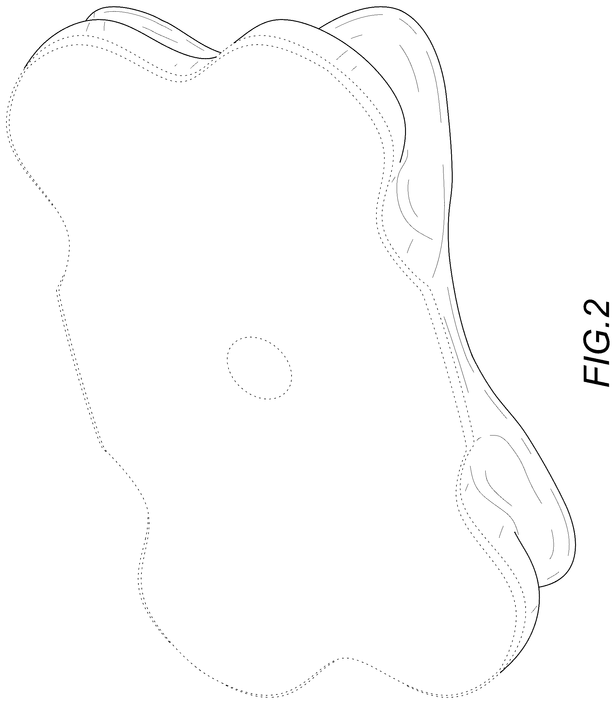 Patent USD1076511 Figure 2 – Pillow