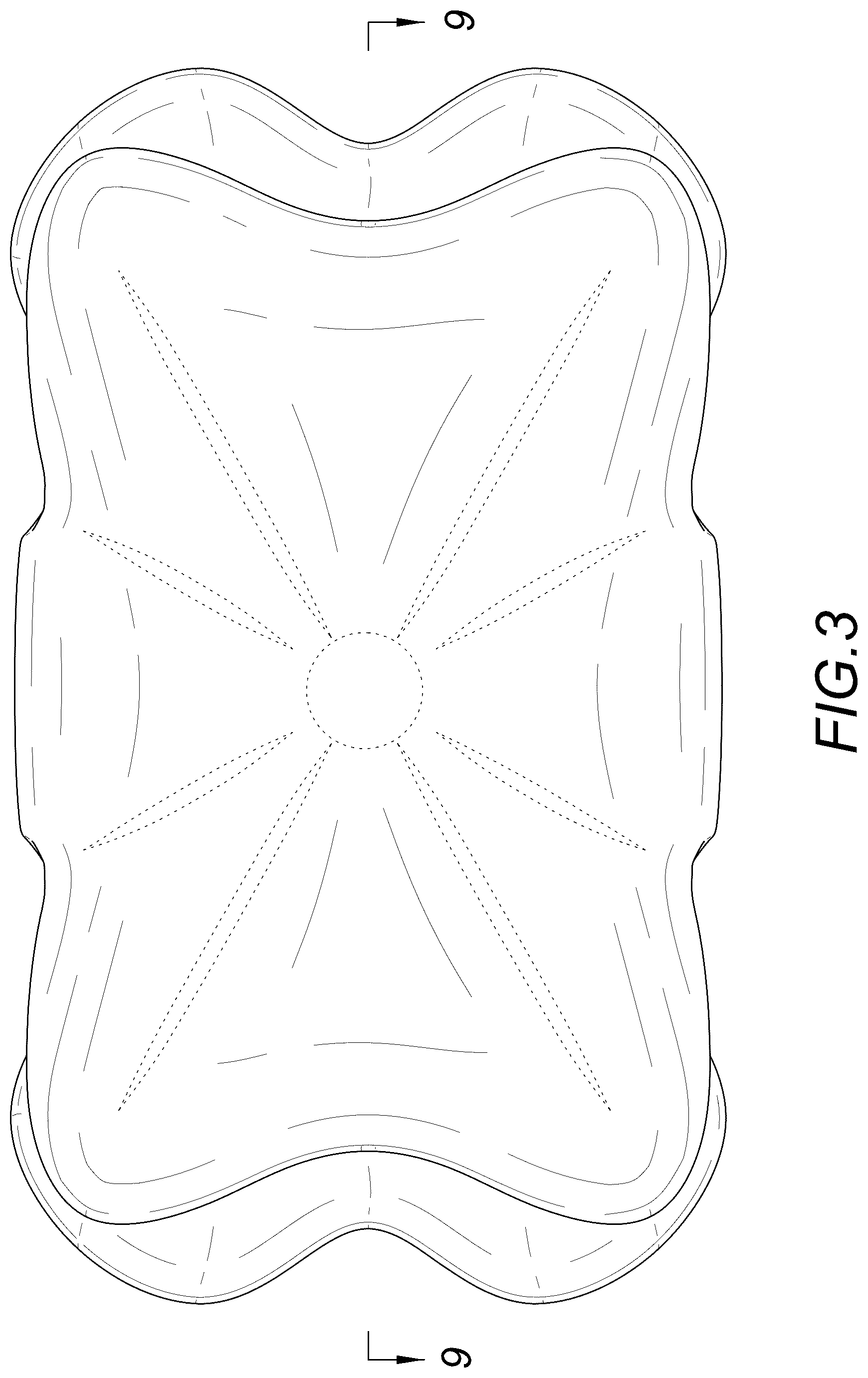 Patent USD1076511 Figure 3 – Pillow
