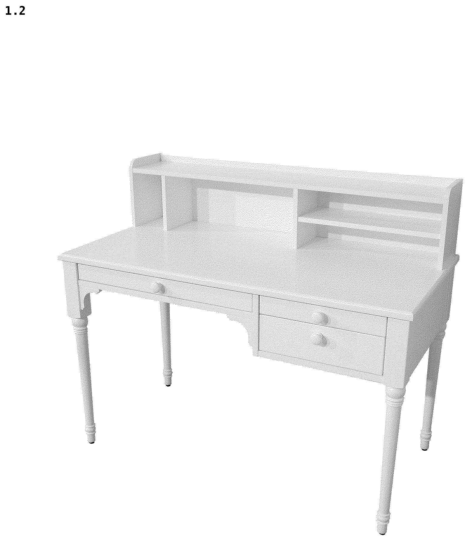 Patent USD1076513 Figure 2 – Table