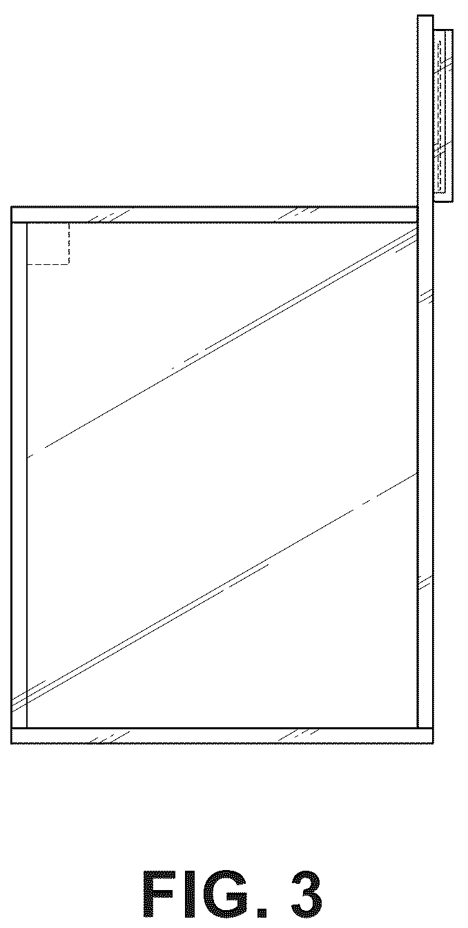 Patent USD1076514 Figure 2 – Single shoe case