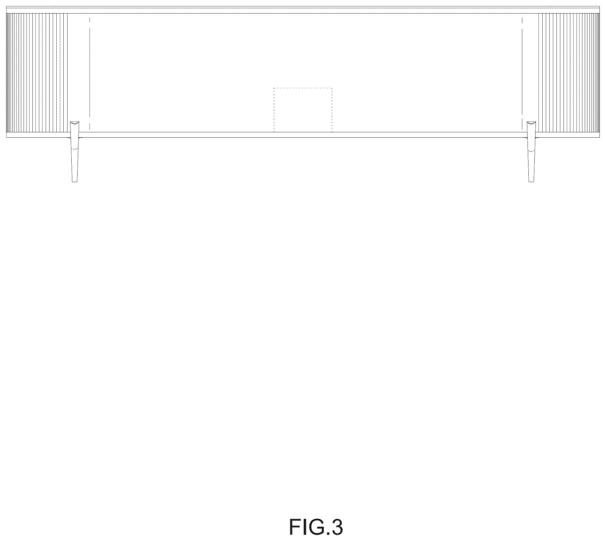 Patent USD1076515 Figure 3 – TV stand
