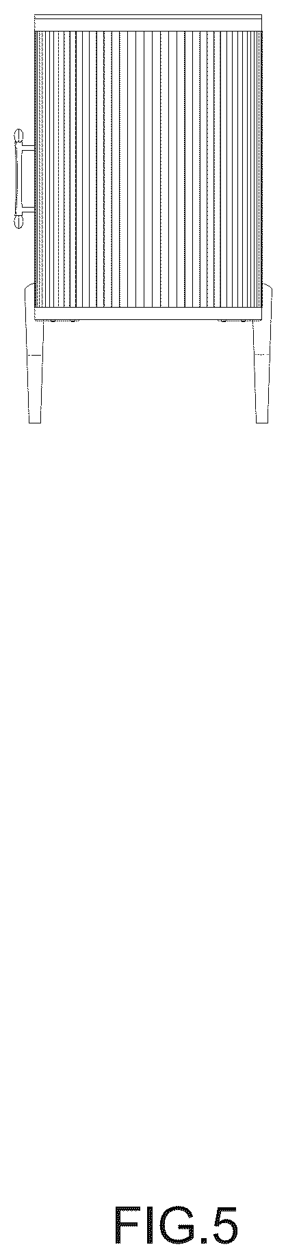 Patent USD1076515 Figure 5 – TV stand