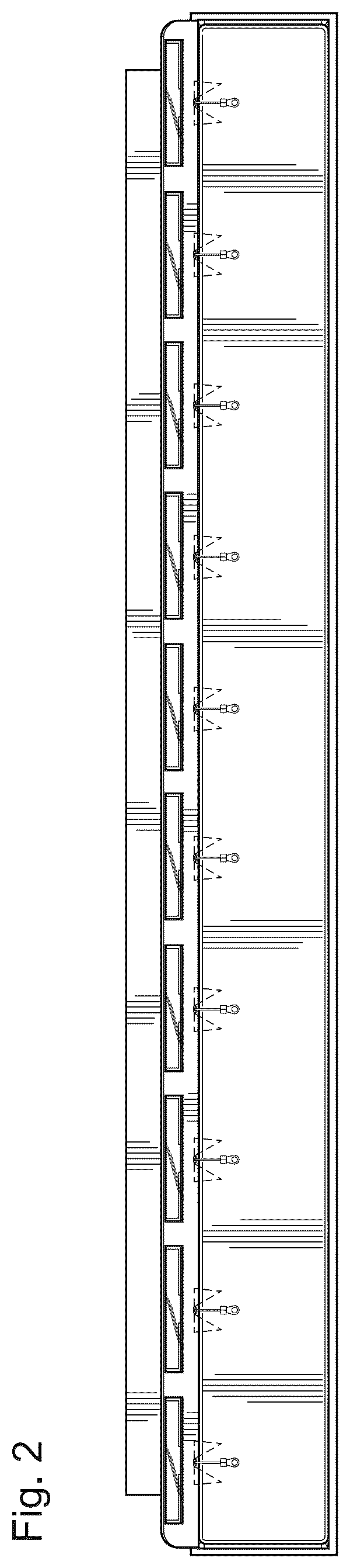 Patent USD1076517 Figure 2 – Display assembly