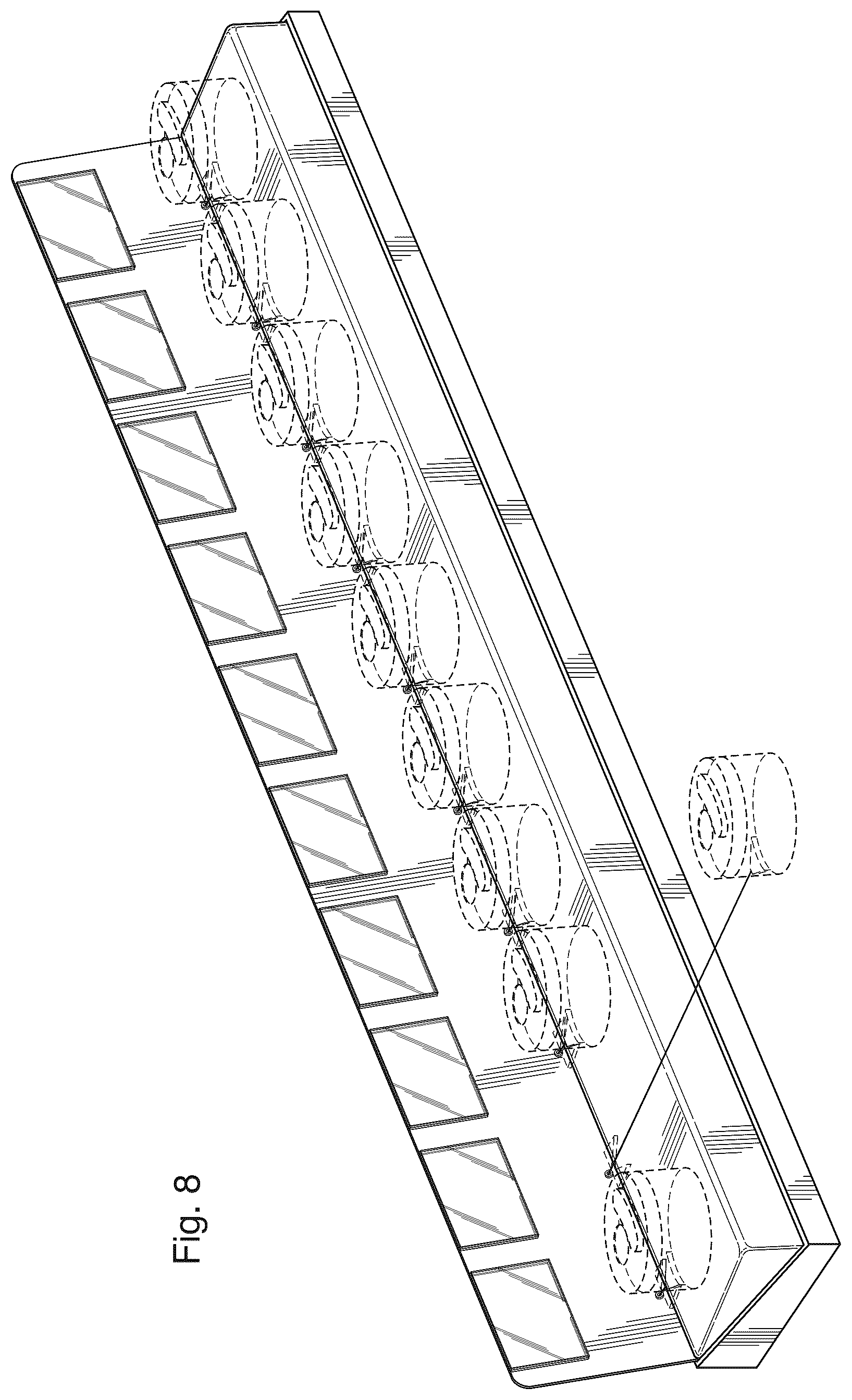 Patent USD1076517 Figure 8 – Display assembly