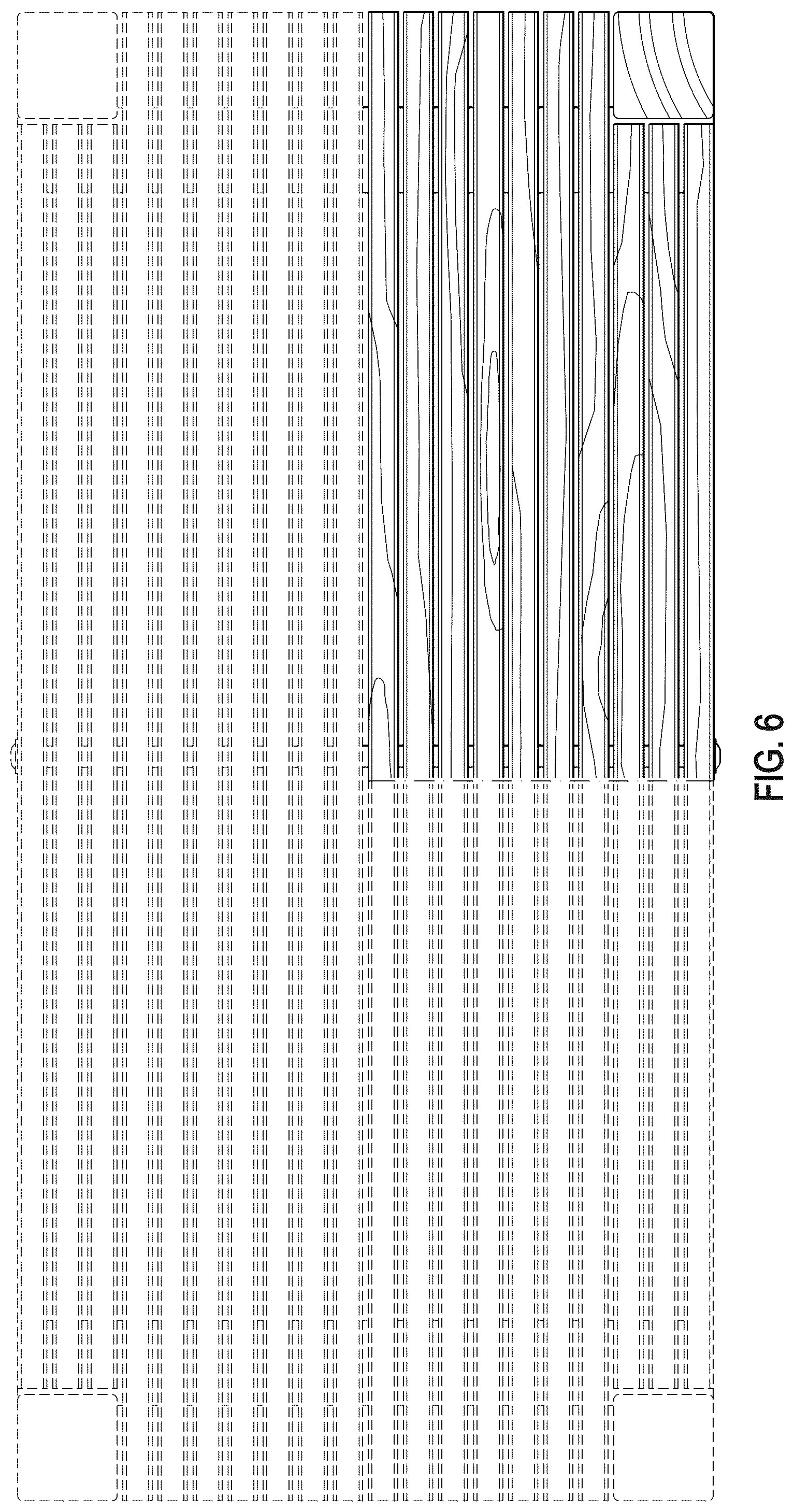 Patent USD1076519 Figure 6 – Modular rectangular-slat furniture