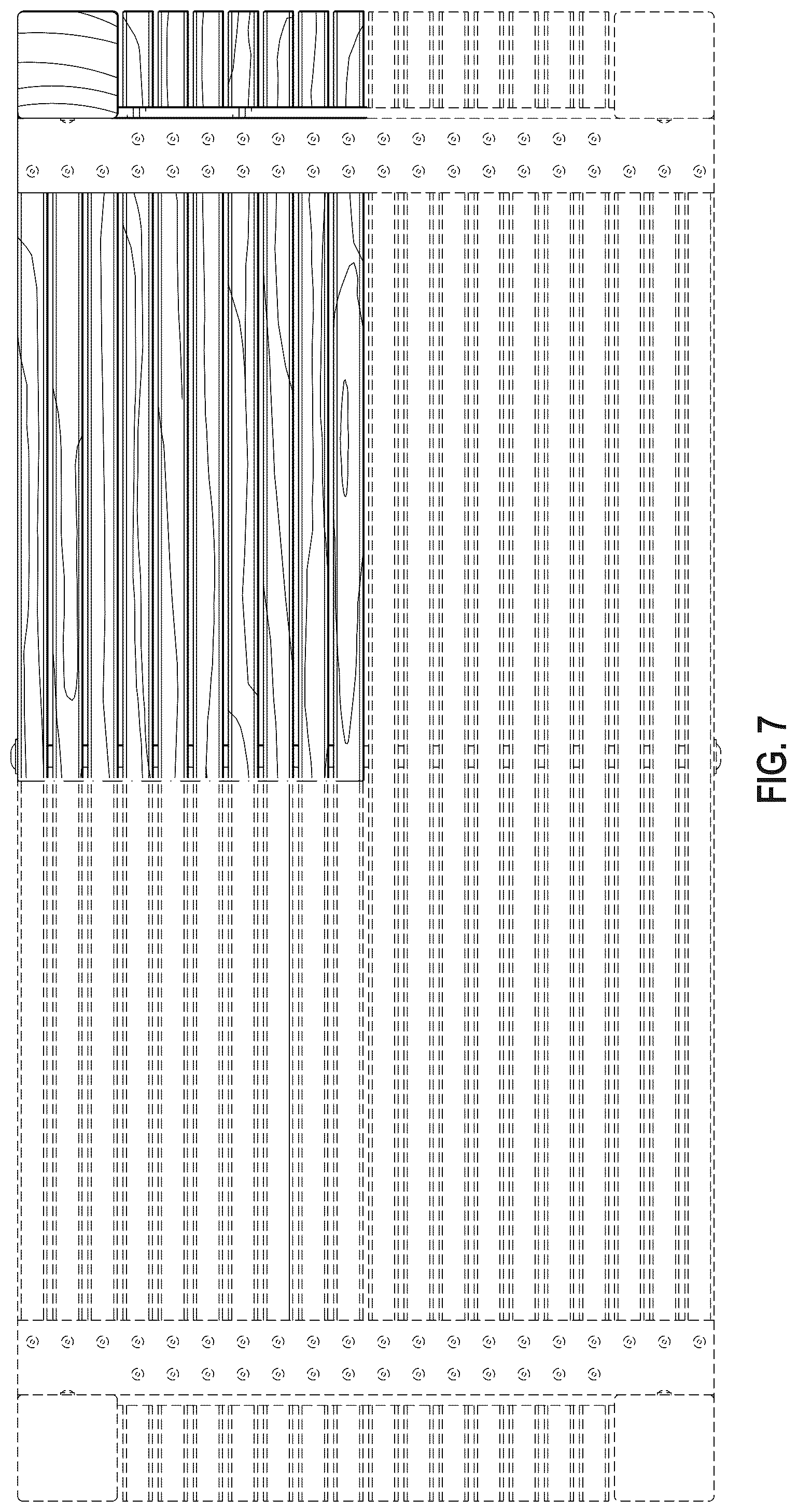 Patent USD1076519 Figure 7 – Modular rectangular-slat furniture