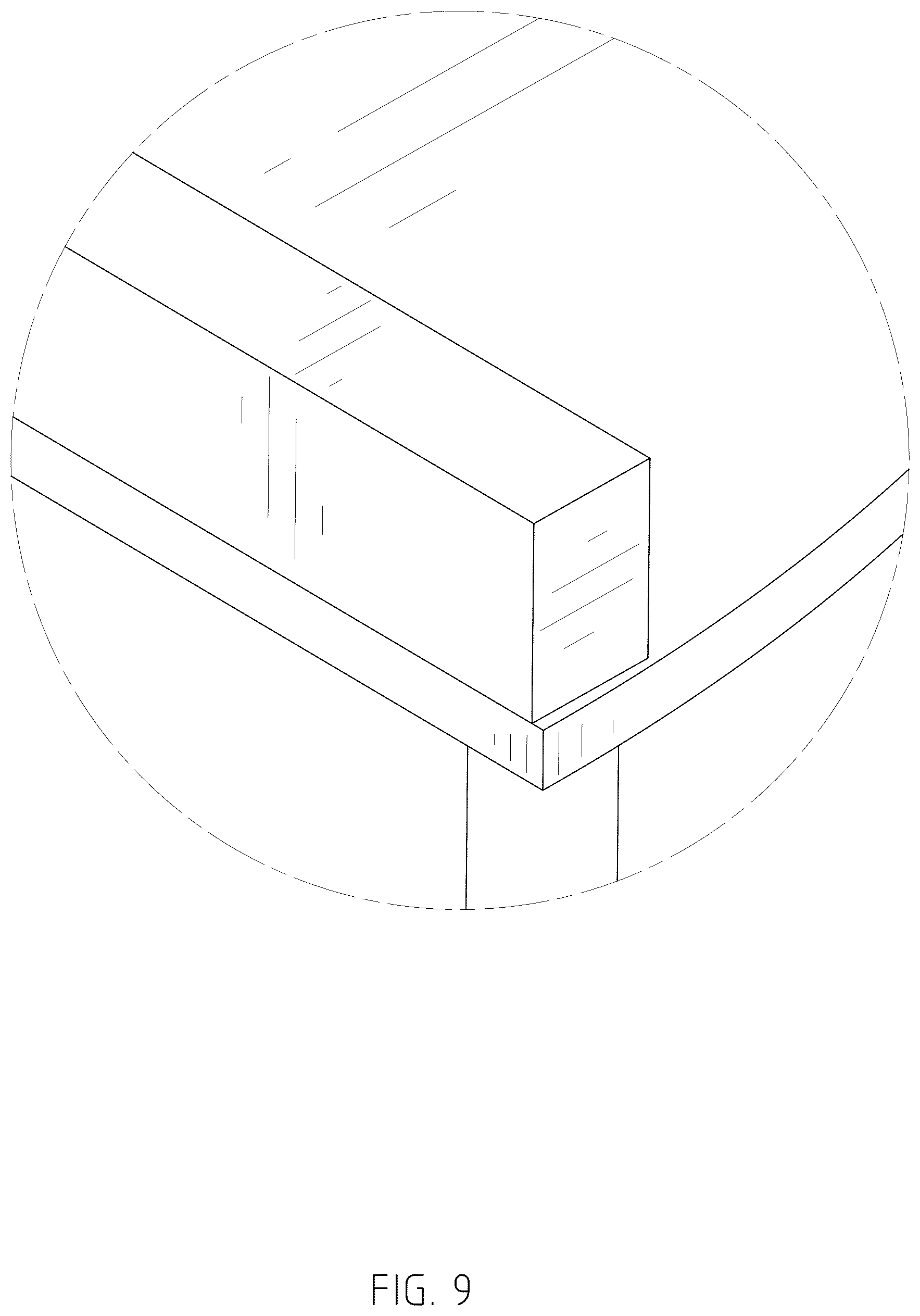 Patent USD1076521 Figure 9 – Corner shelf