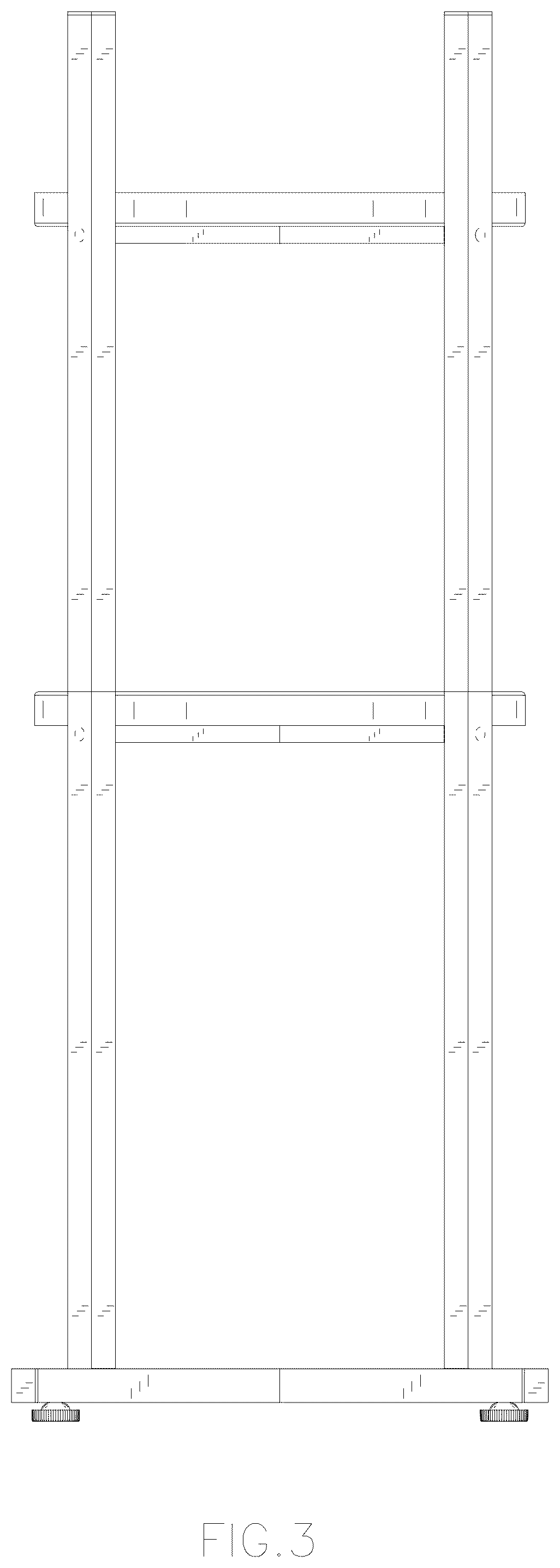 Patent USD1076522 Figure 3 – Bucket storage rack
