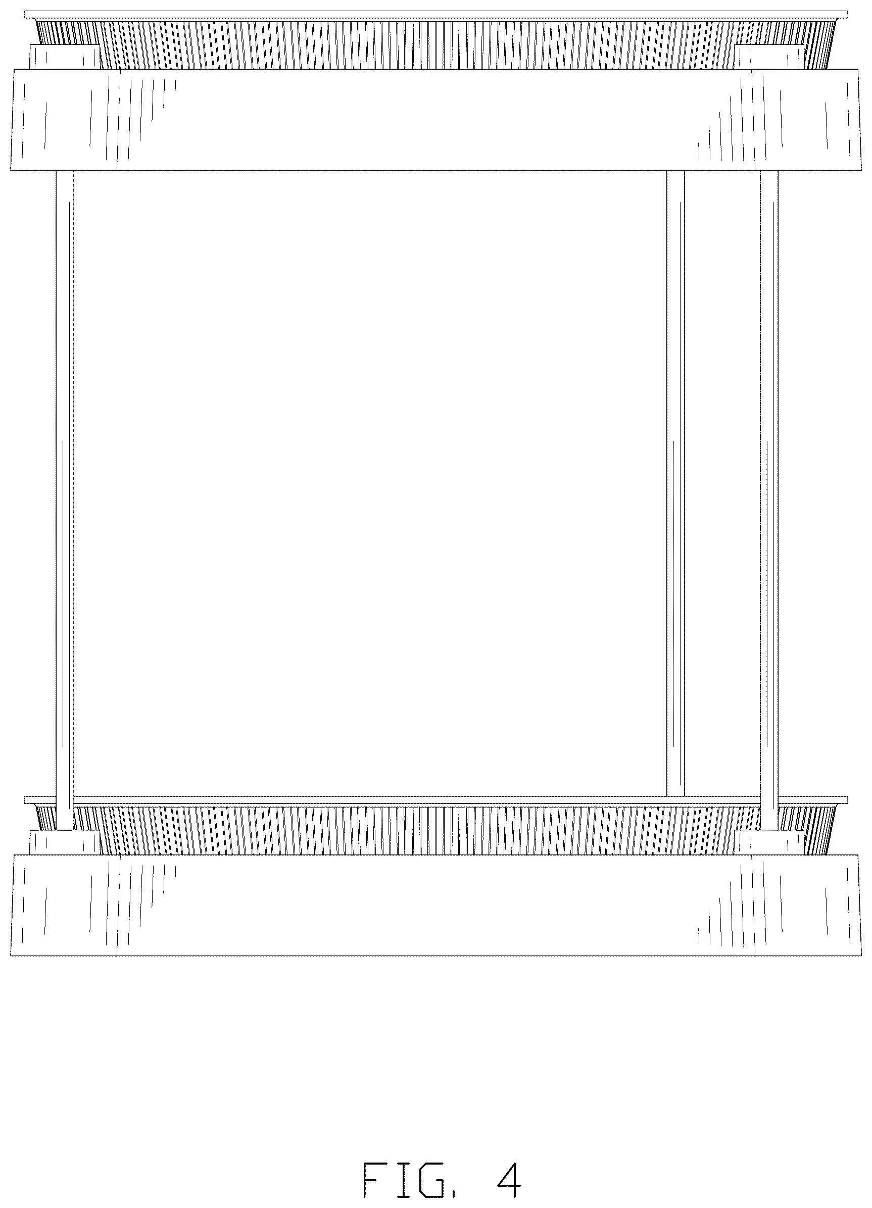 Patent USD1076523 Figure 4 – Turntable storage rack