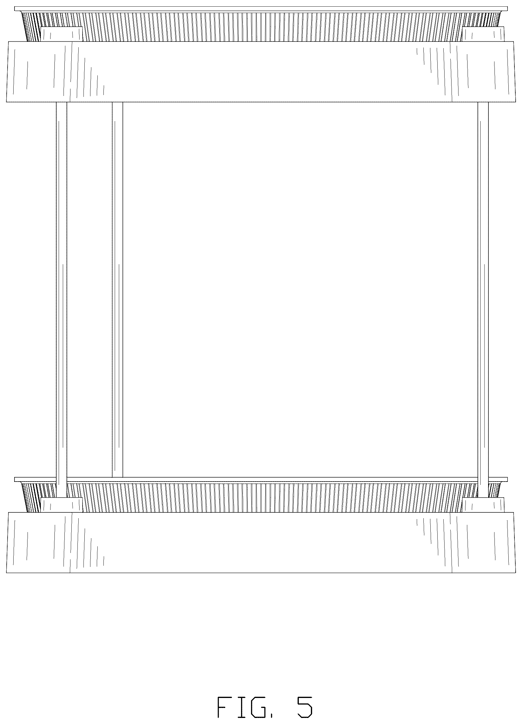 Patent USD1076523 Figure 5 – Turntable storage rack