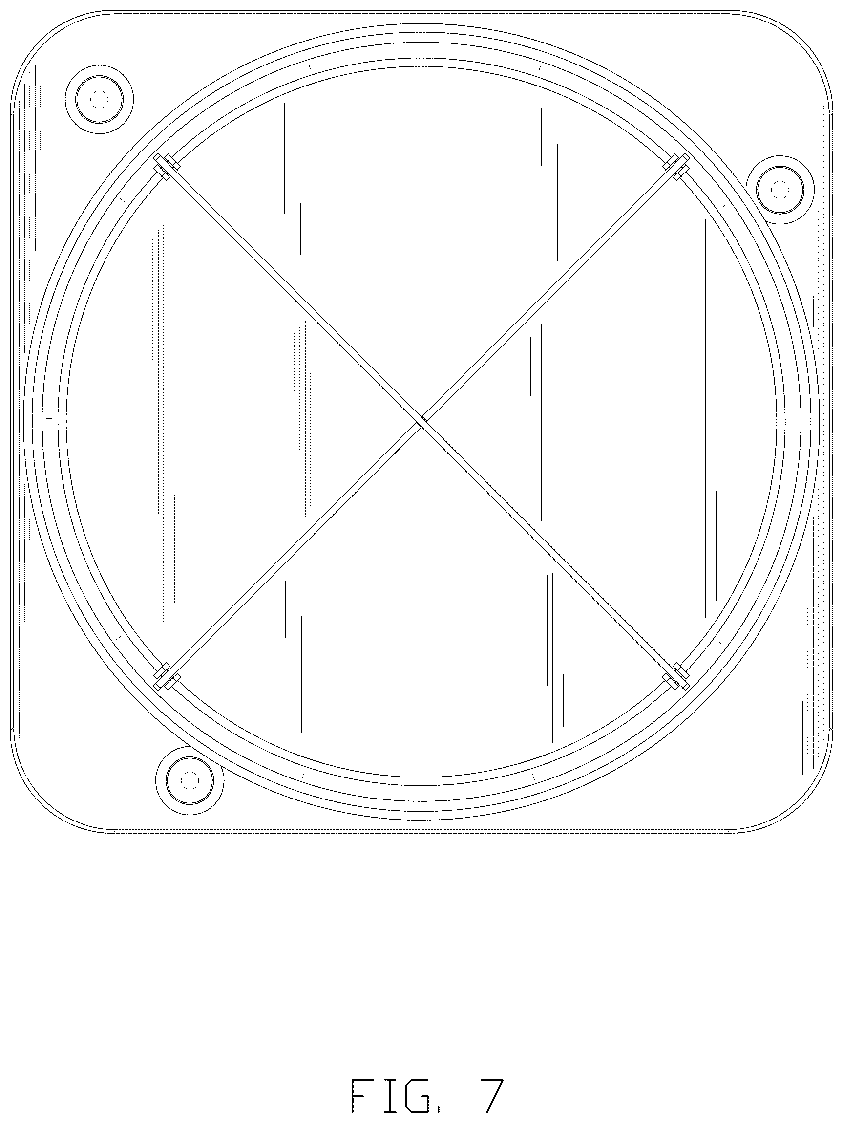 Patent USD1076523 Figure 7 – Turntable storage rack