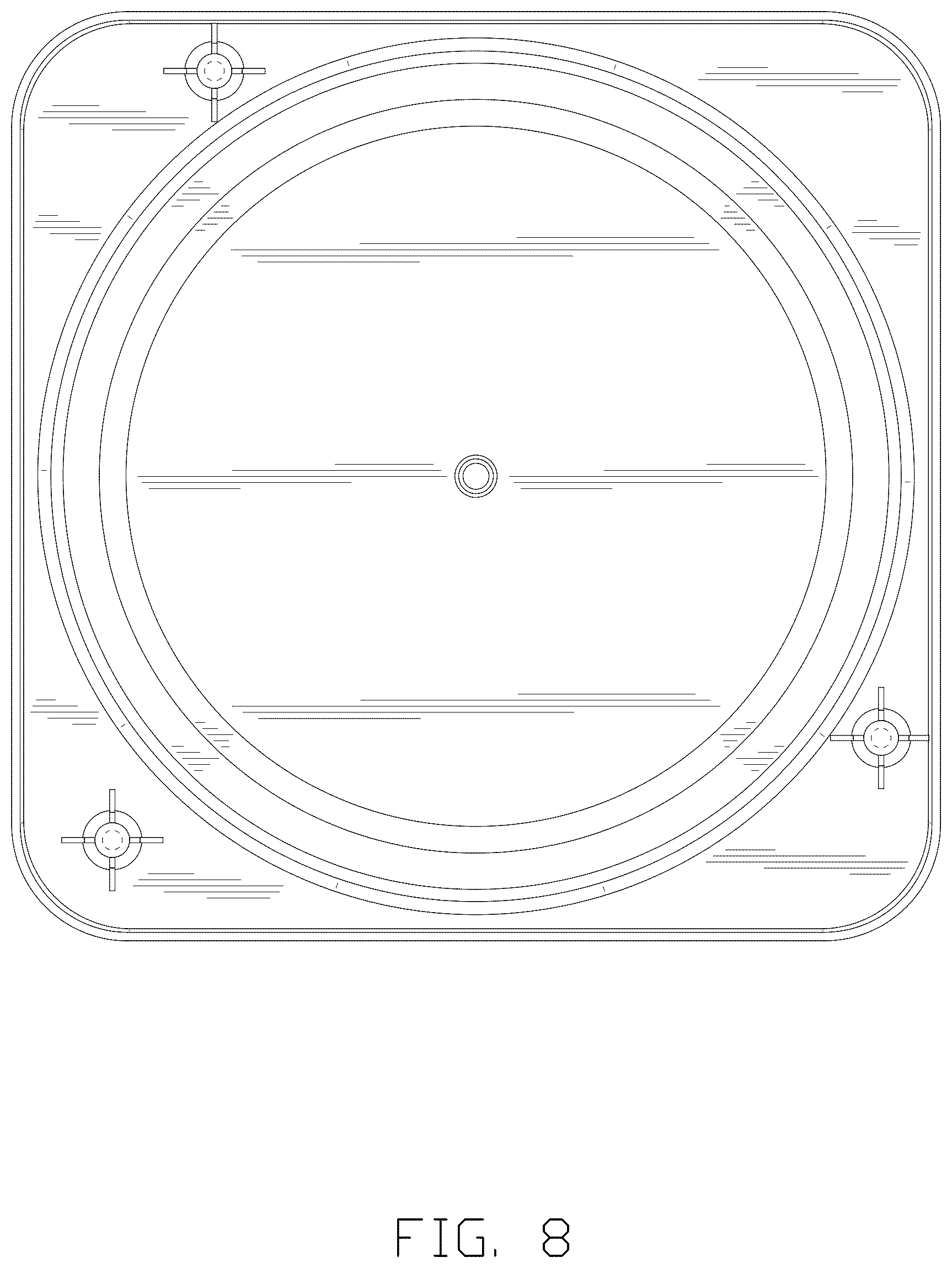 Patent USD1076523 Figure 8 – Turntable storage rack