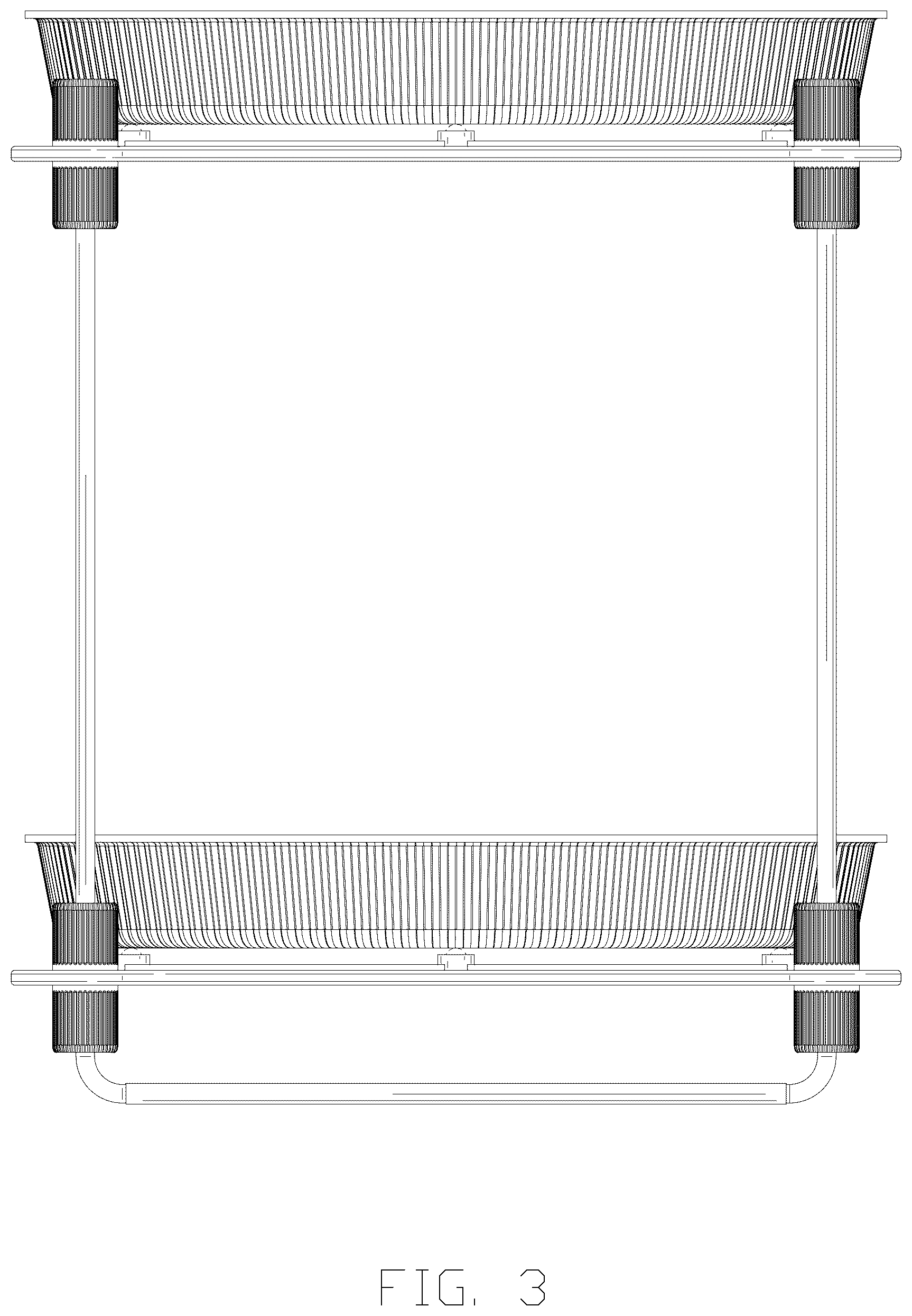 Patent USD1076524 Figure 3 – Turntable storage rack