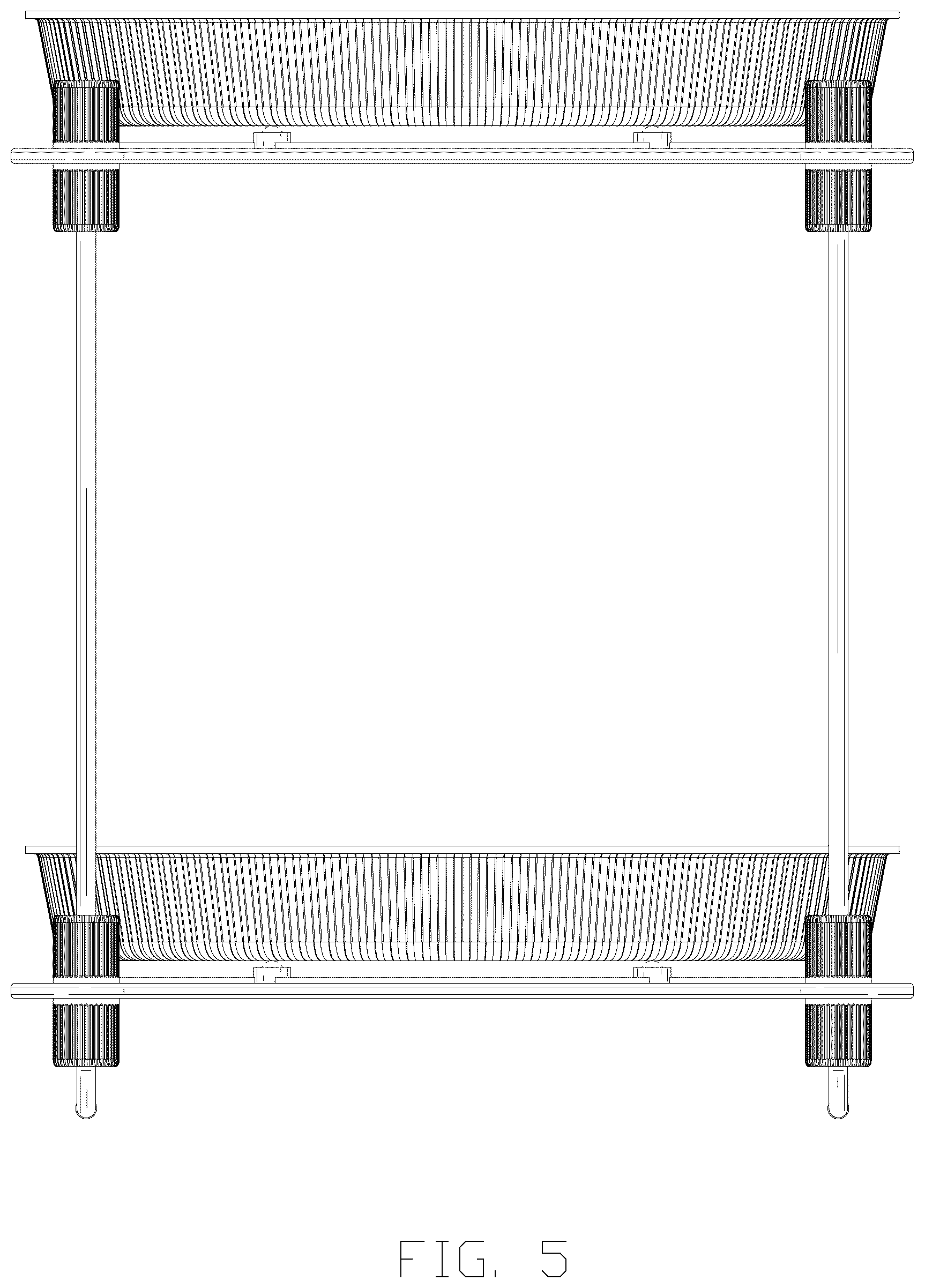 Patent USD1076524 Figure 5 – Turntable storage rack