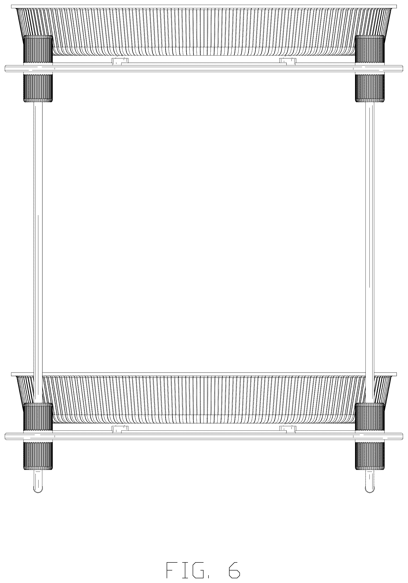Patent USD1076524 Figure 6 – Turntable storage rack
