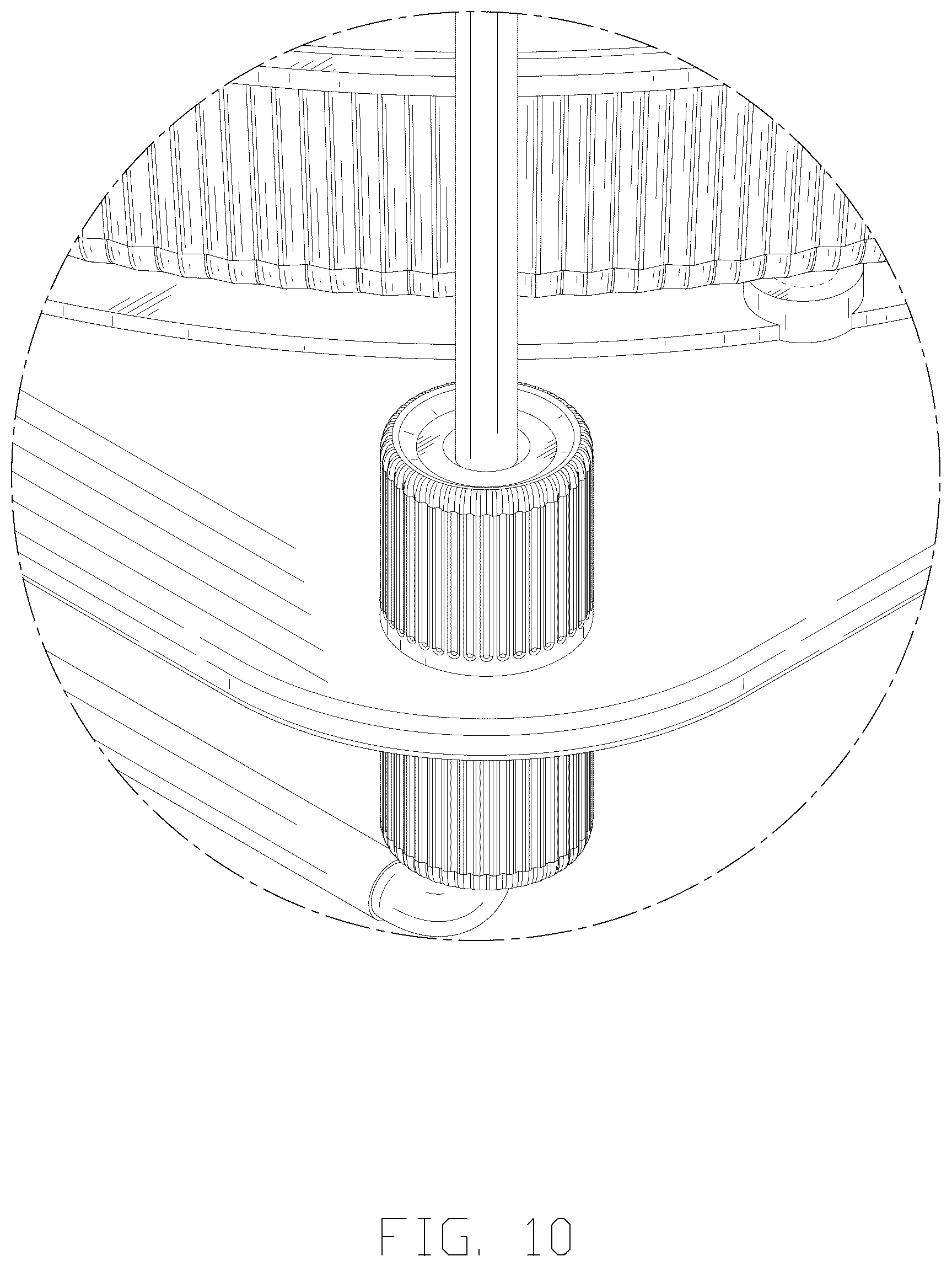 Patent USD1076524 Figure 10 – Turntable storage rack