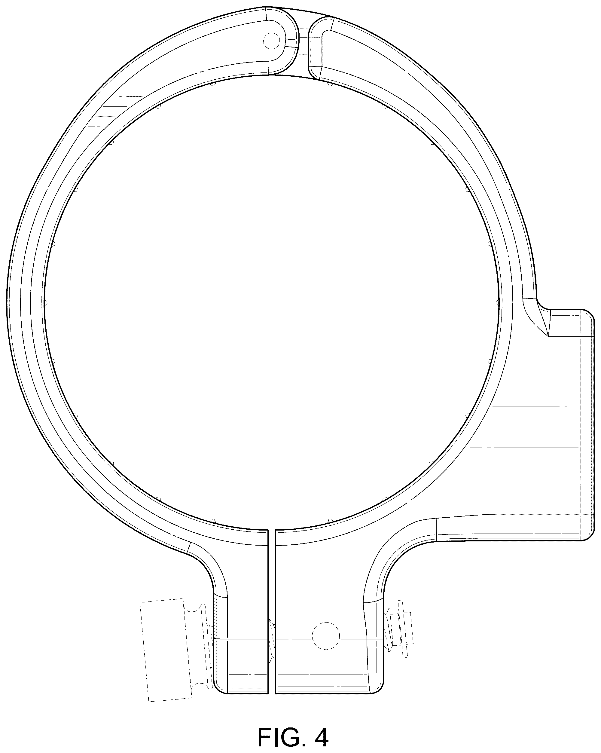 Patent USD1076525 Figure 4 – Hinged instrument holder