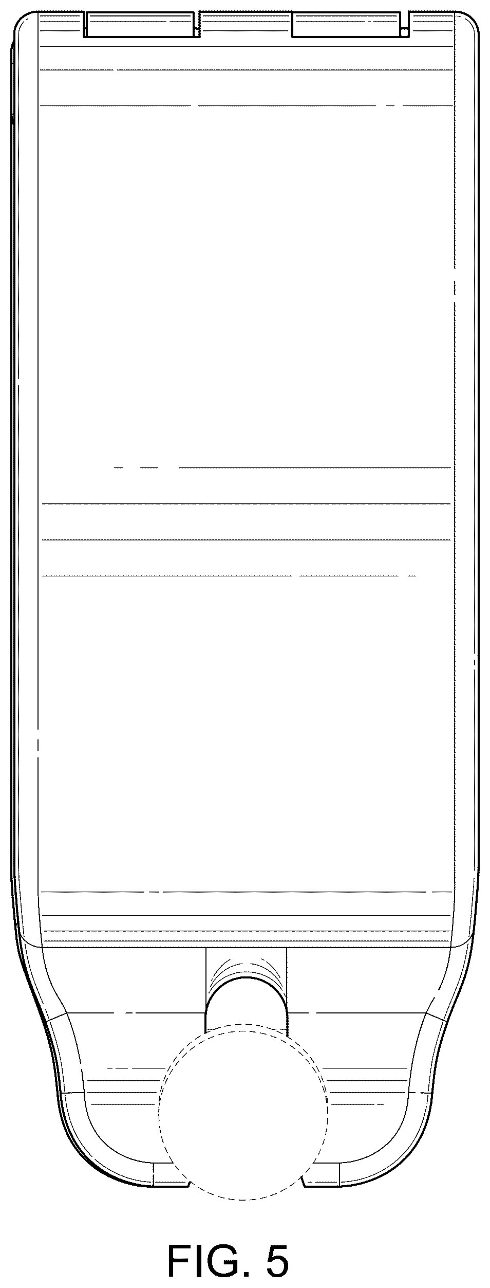 Patent USD1076525 Figure 5 – Hinged instrument holder