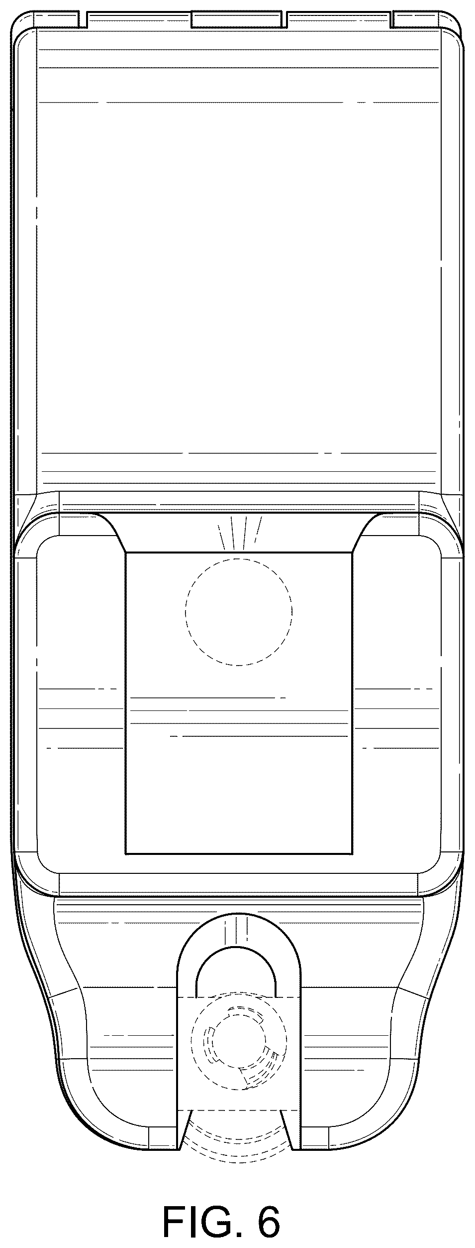 Patent USD1076525 Figure 6 – Hinged instrument holder