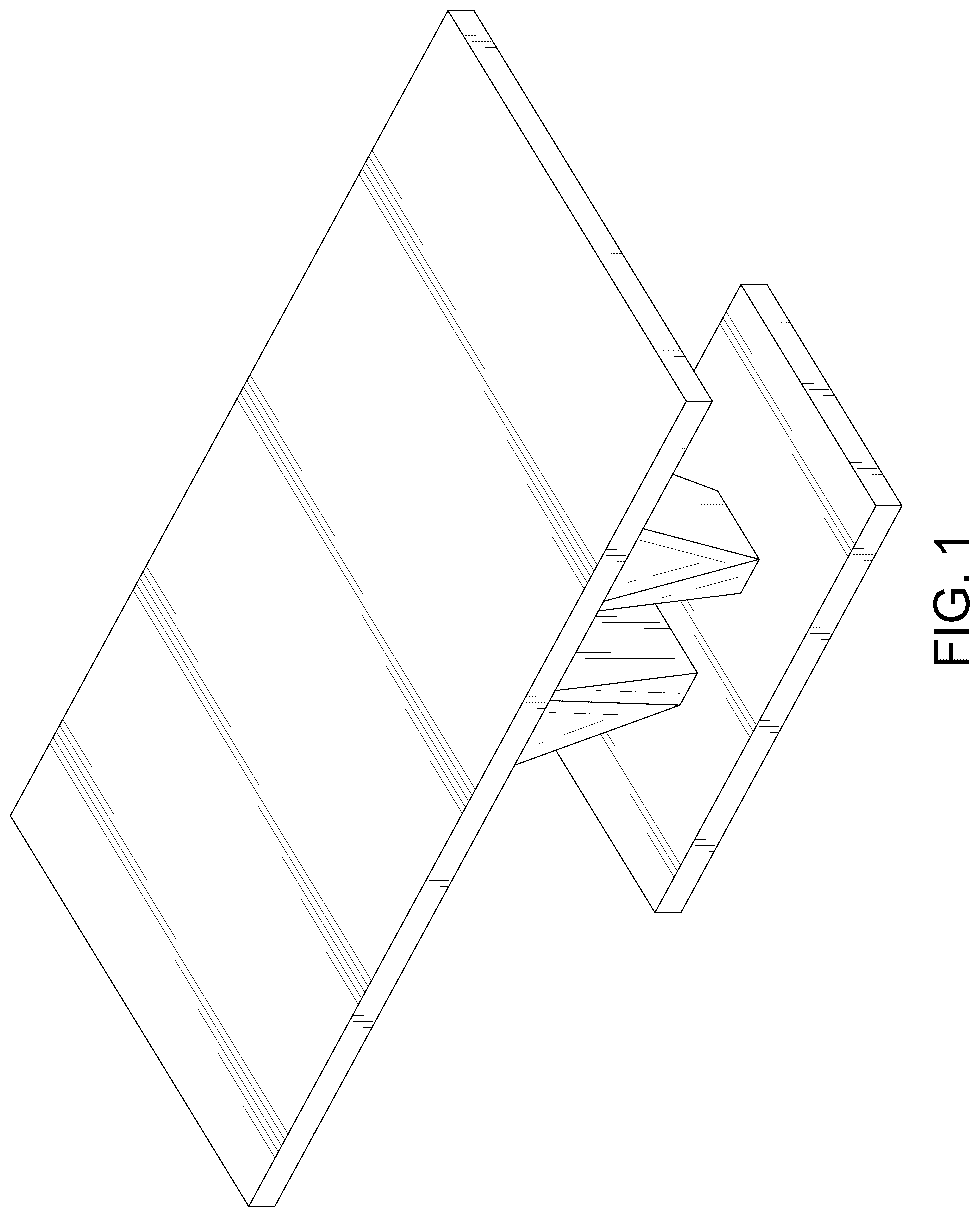 Patent USD1076527 Figure 1 – Table
