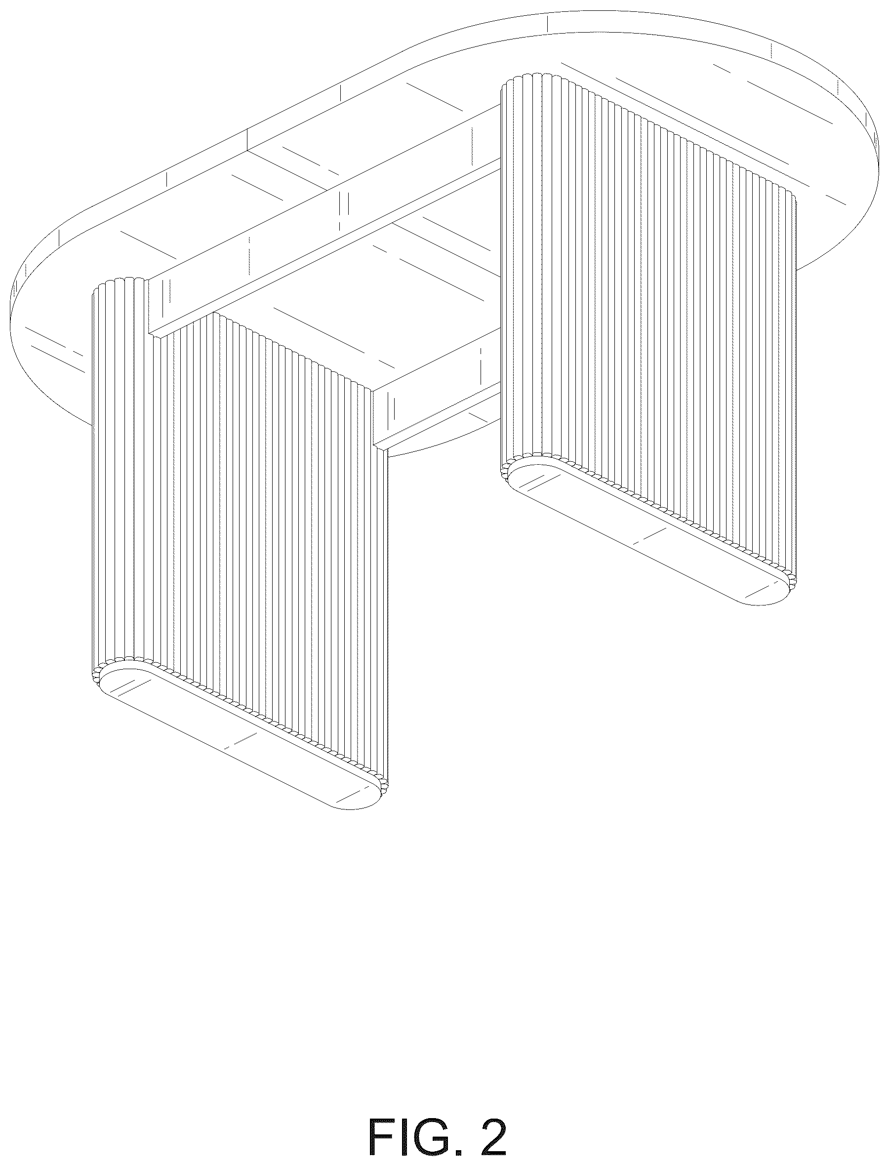Patent USD1076529 Figure 2 – Dining table