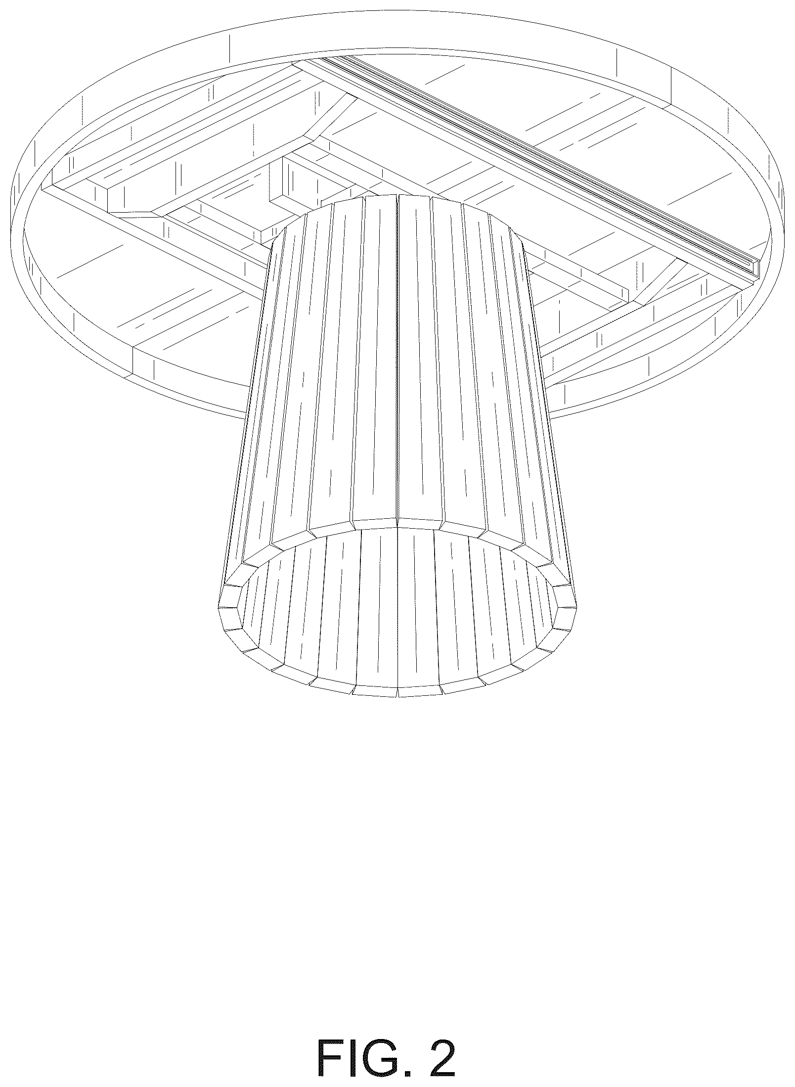 Patent USD1076530 Figure 2 – Dining table