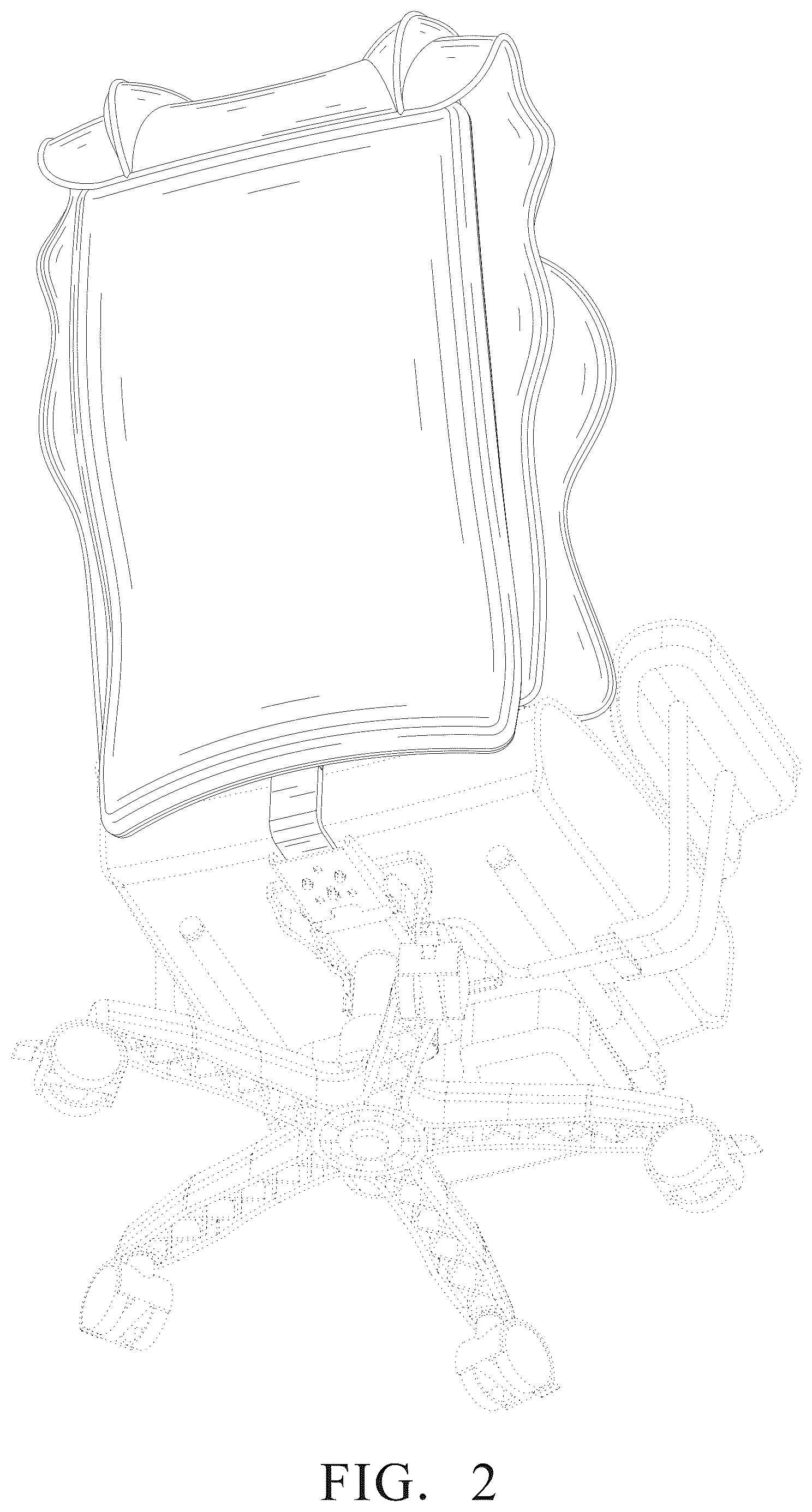 Patent USD1076533 Figure 2 – Office chair