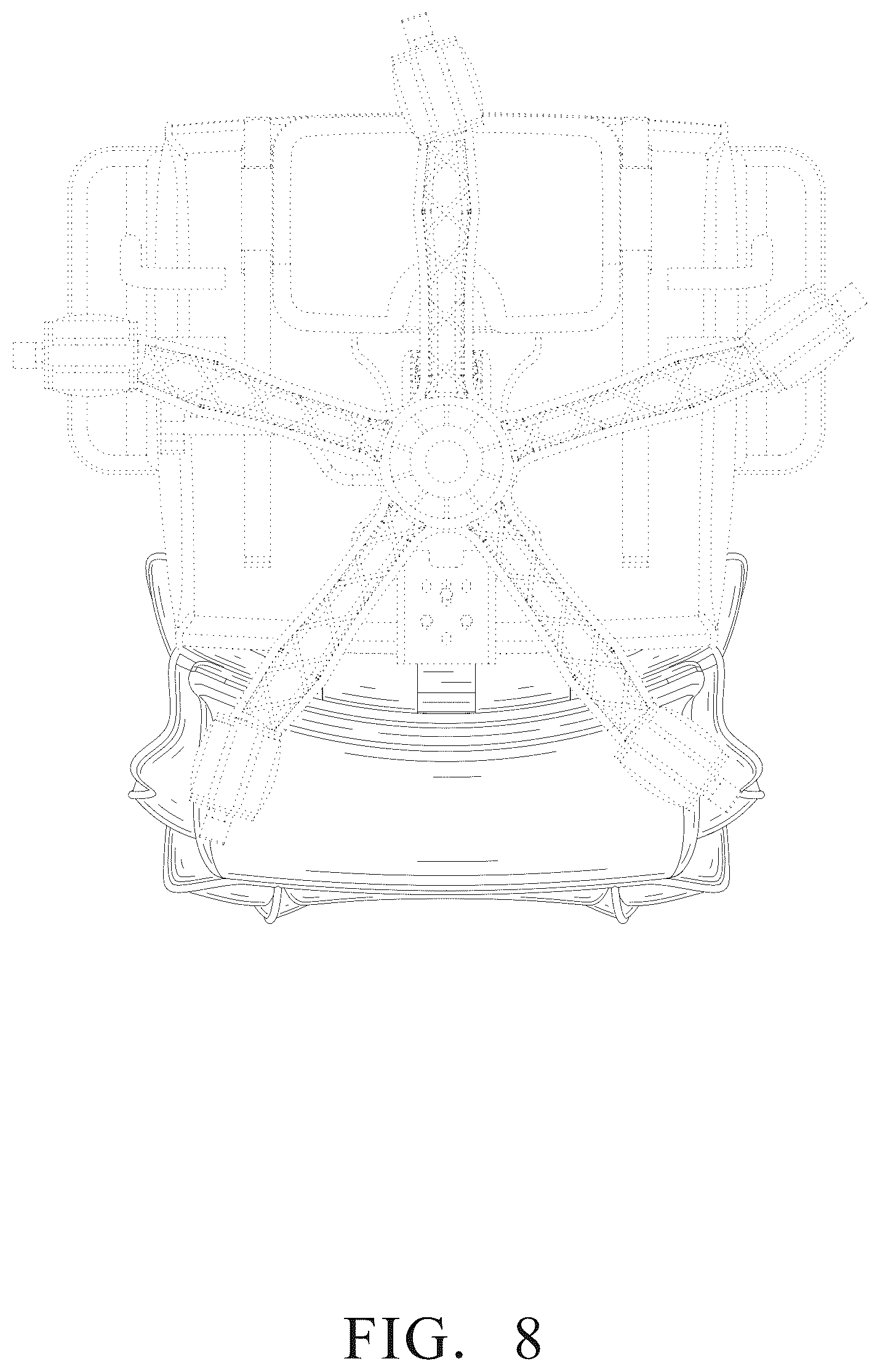 Patent USD1076533 Figure 8 – Office chair
