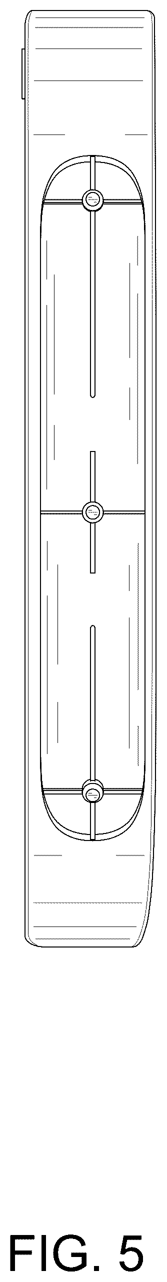 Patent USD1076534 Figure 5 – Armrest for a chair