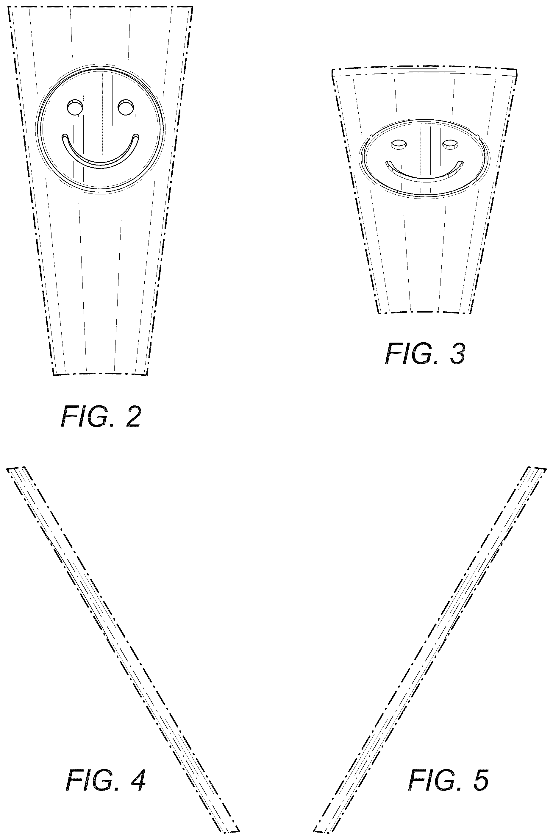 Patent USD1076535 Figure 2 – Chair back