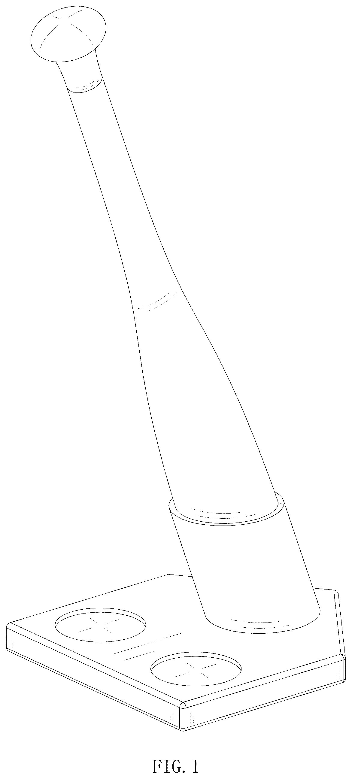 Patent USD1076539 Figure 1 – Decanter