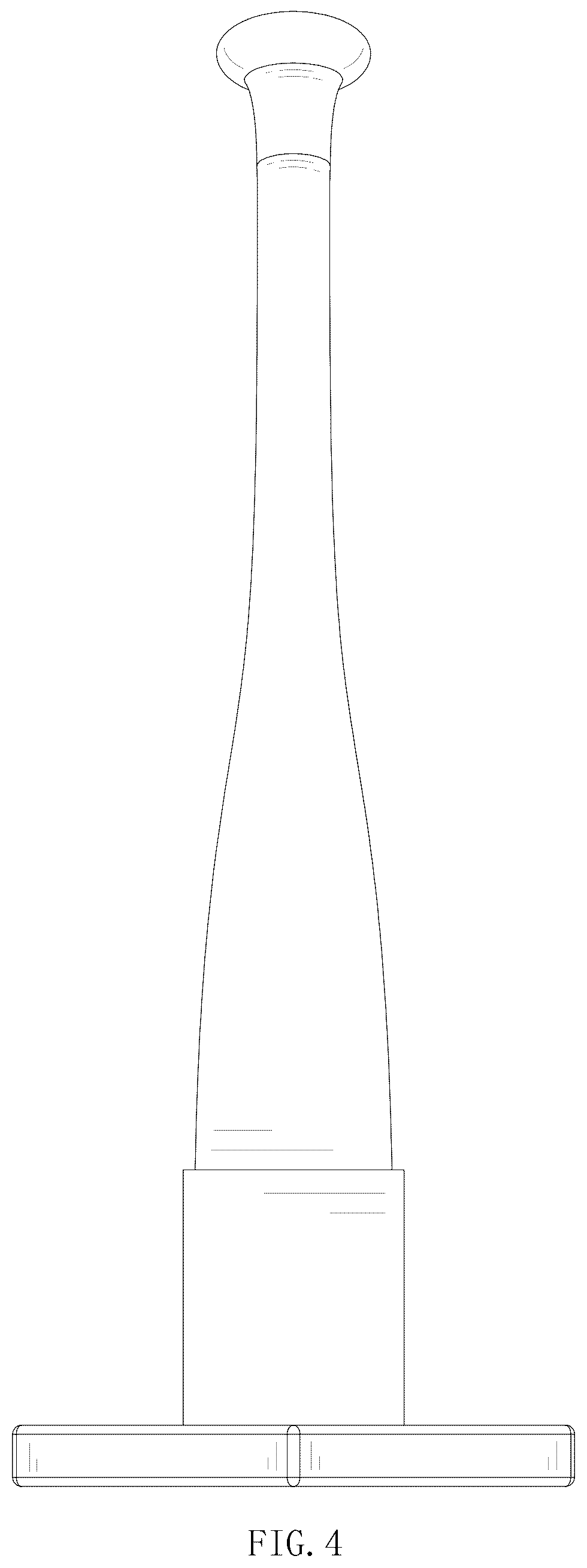 Patent USD1076539 Figure 4 – Decanter