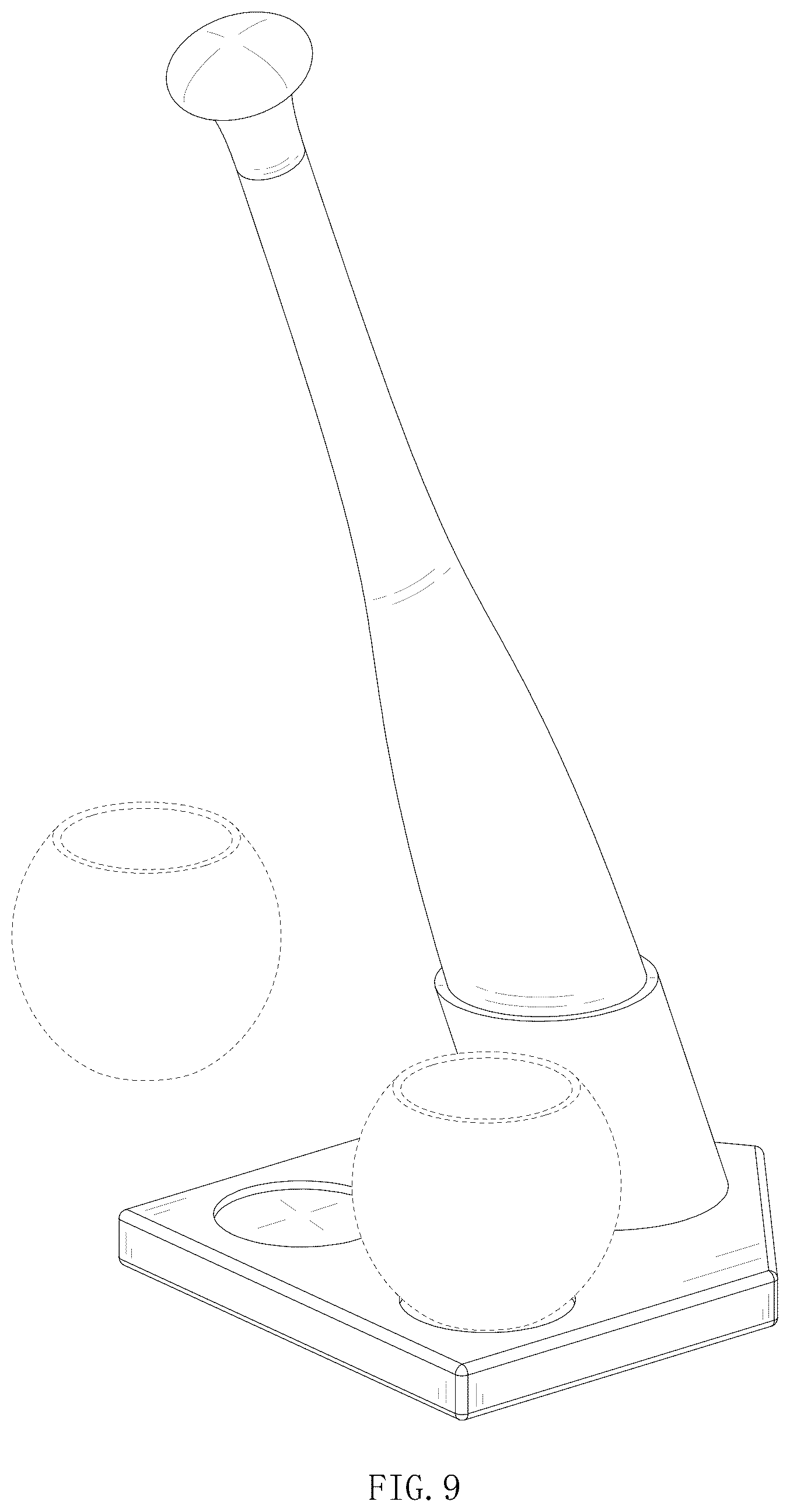 Patent USD1076539 Figure 9 – Decanter