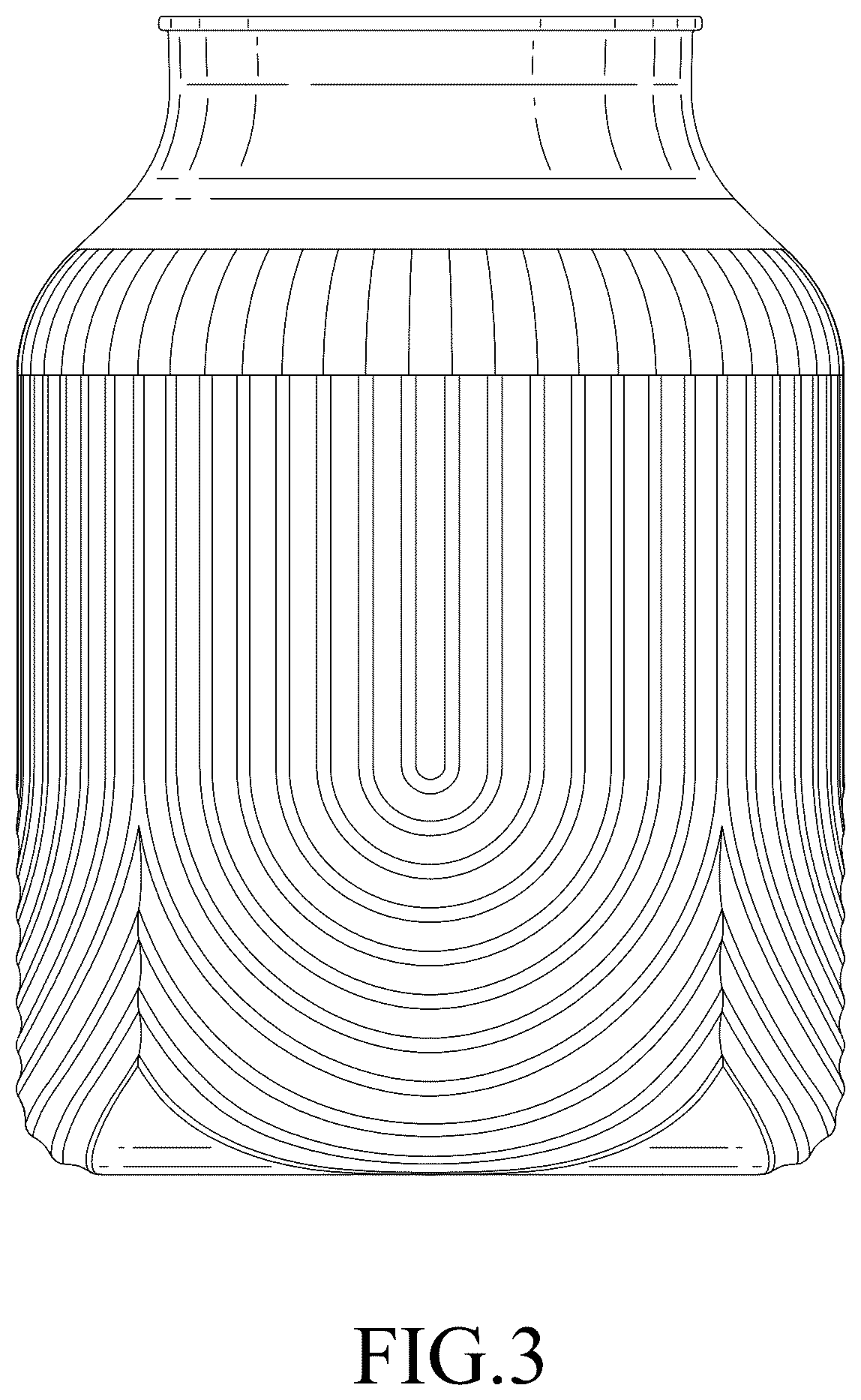 Patent USD1076546 Figure 3 – Barrel dispenser