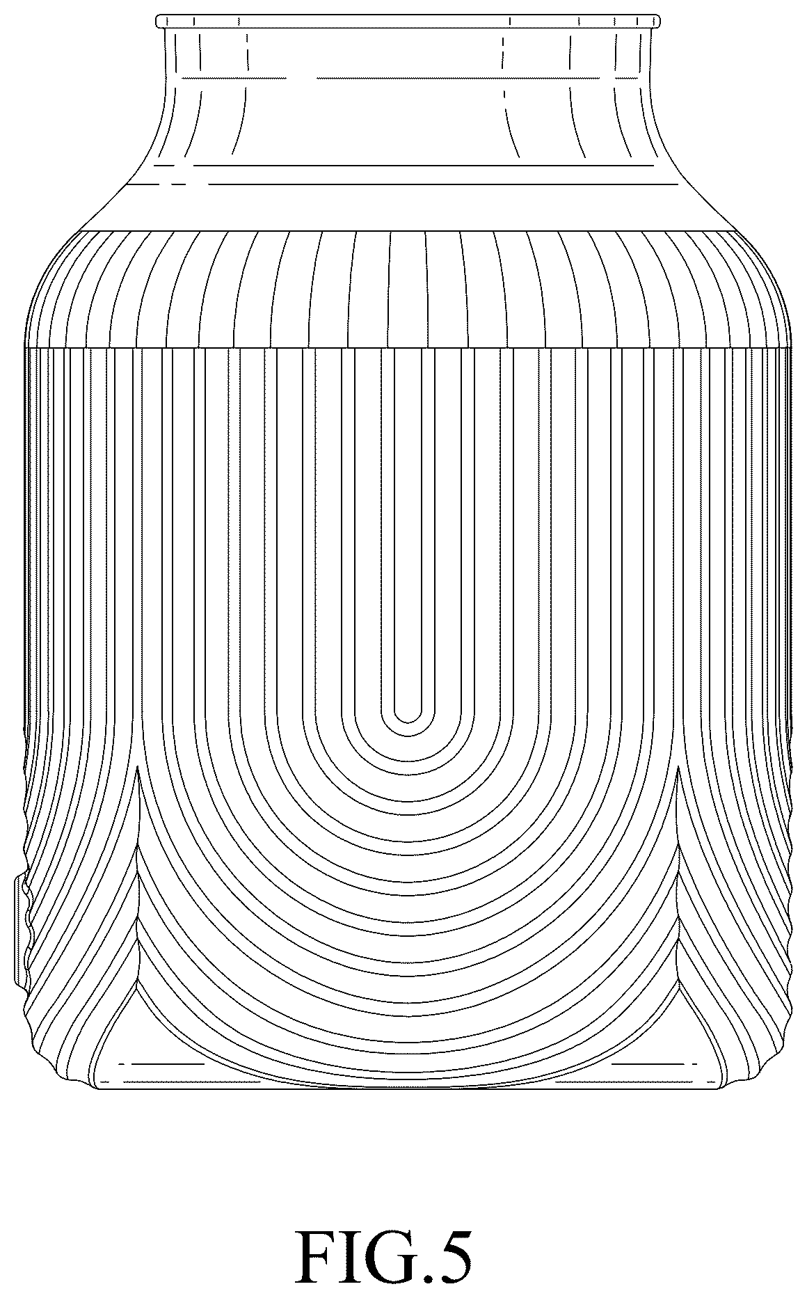 Patent USD1076546 Figure 5 – Barrel dispenser