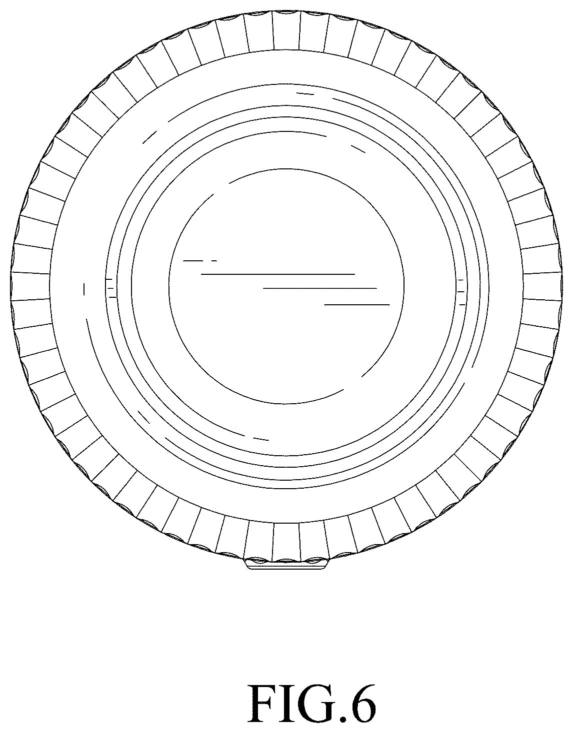 Patent USD1076546 Figure 6 – Barrel dispenser