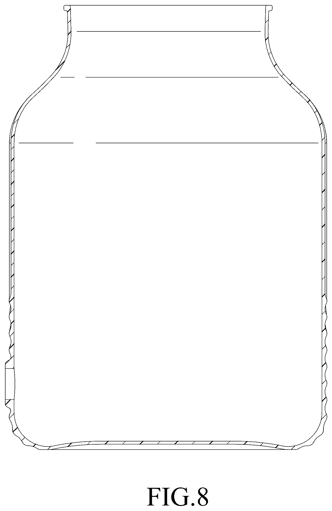 Patent USD1076546 Figure 8 – Barrel dispenser