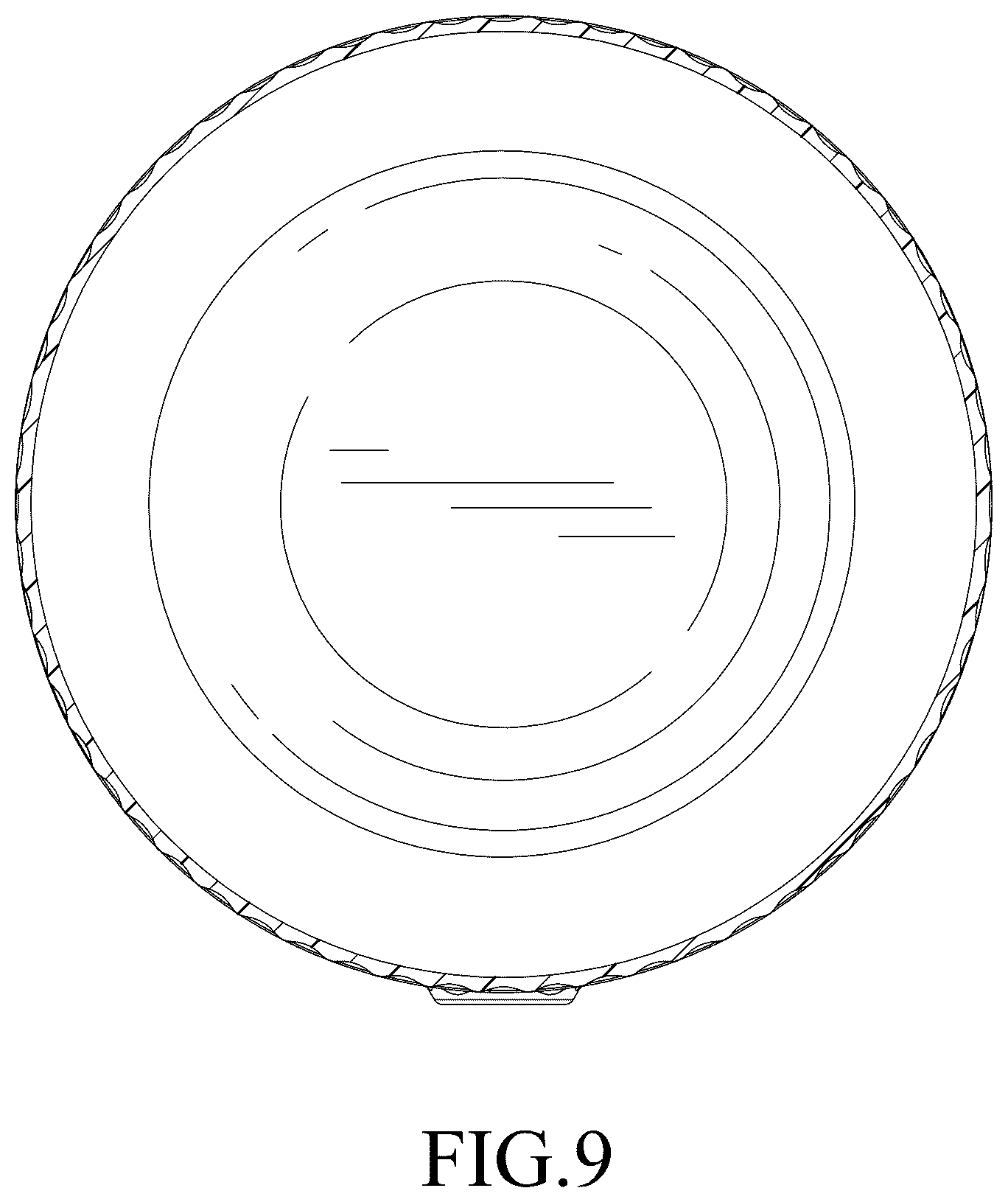 Patent USD1076546 Figure 9 – Barrel dispenser