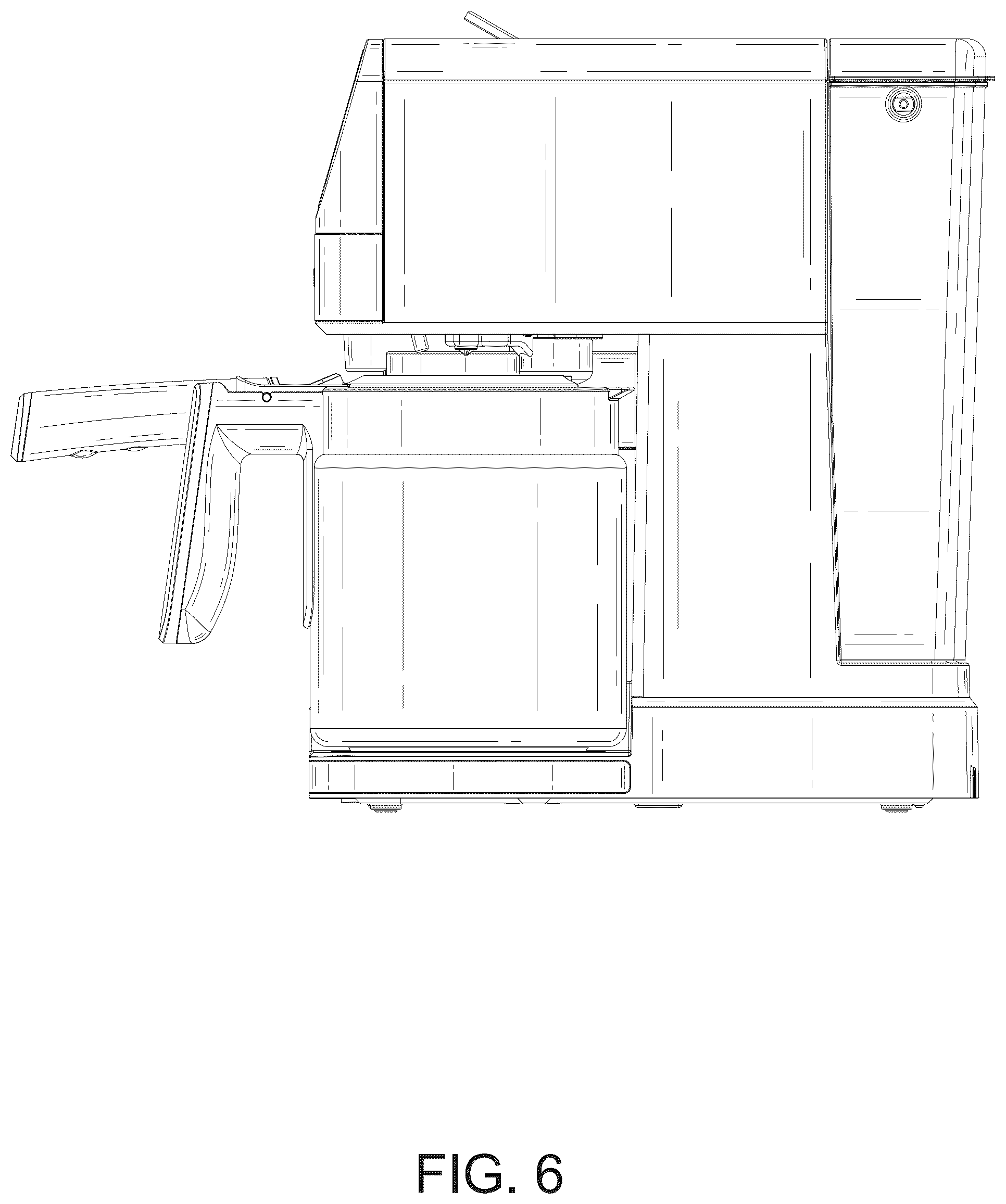 Patent USD1076549 Figure 6 – Coffee machine