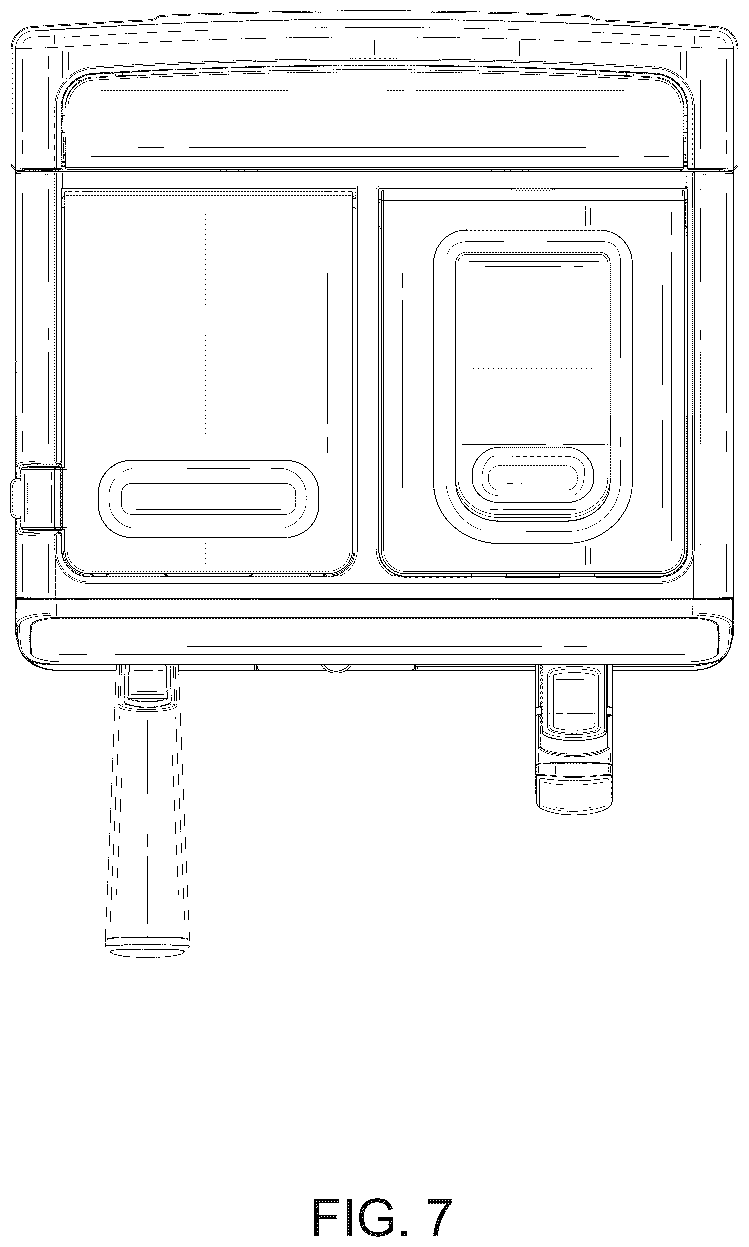 Patent USD1076549 Figure 7 – Coffee machine
