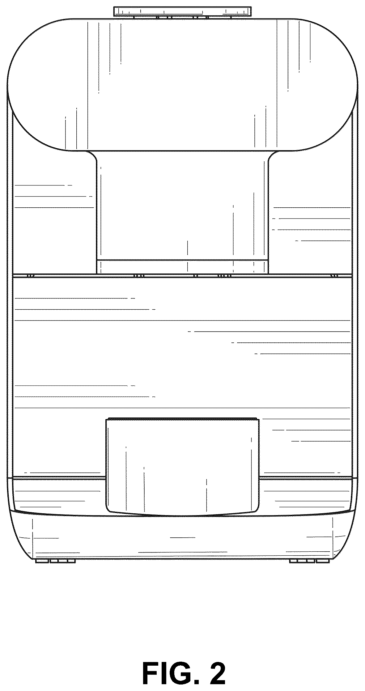 Patent USD1076550 Figure 2 – Coffee machine
