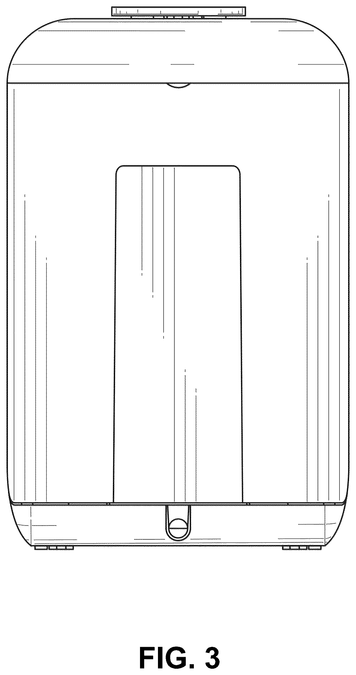Patent USD1076550 Figure 3 – Coffee machine