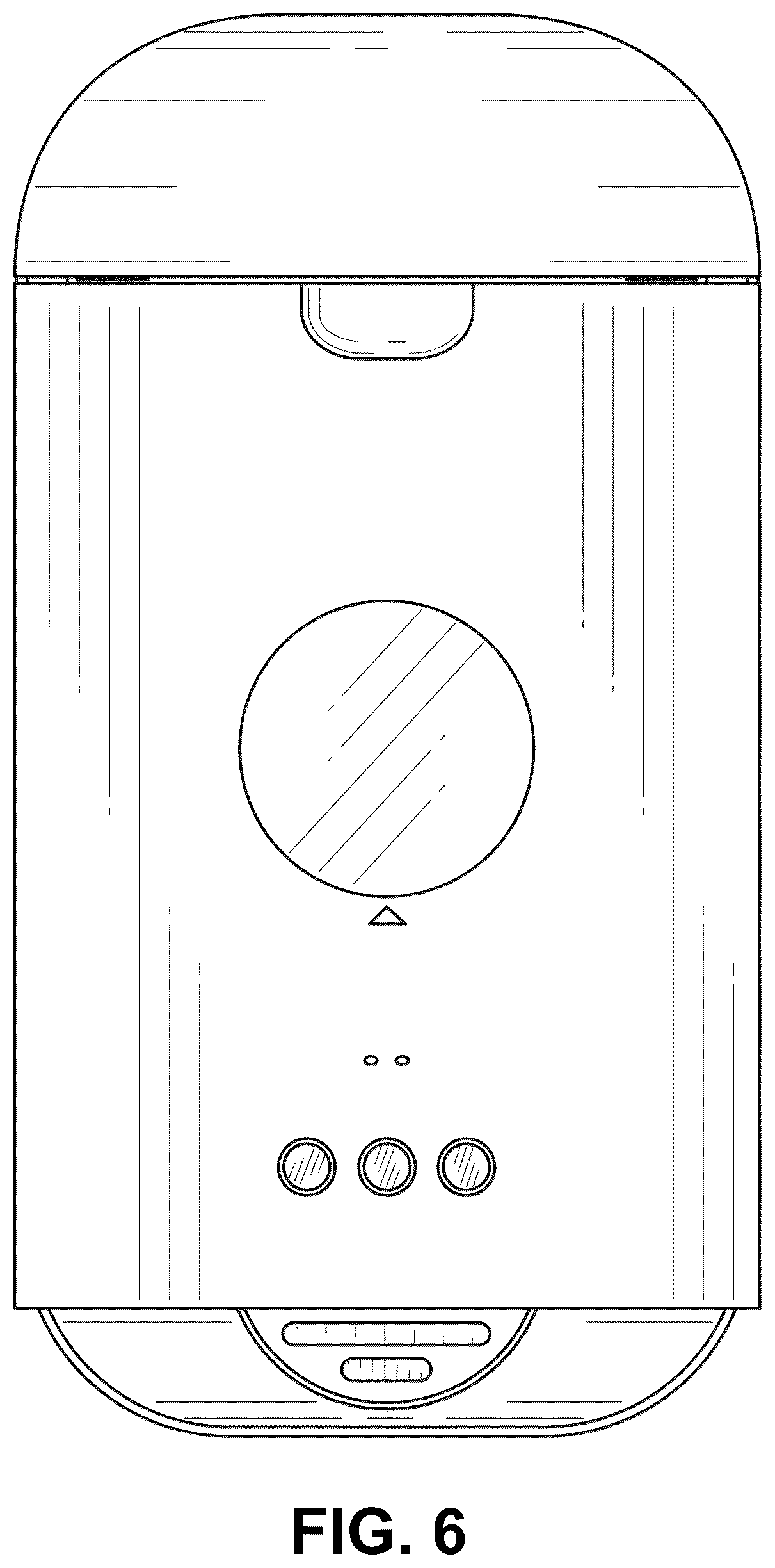 Patent USD1076550 Figure 6 – Coffee machine