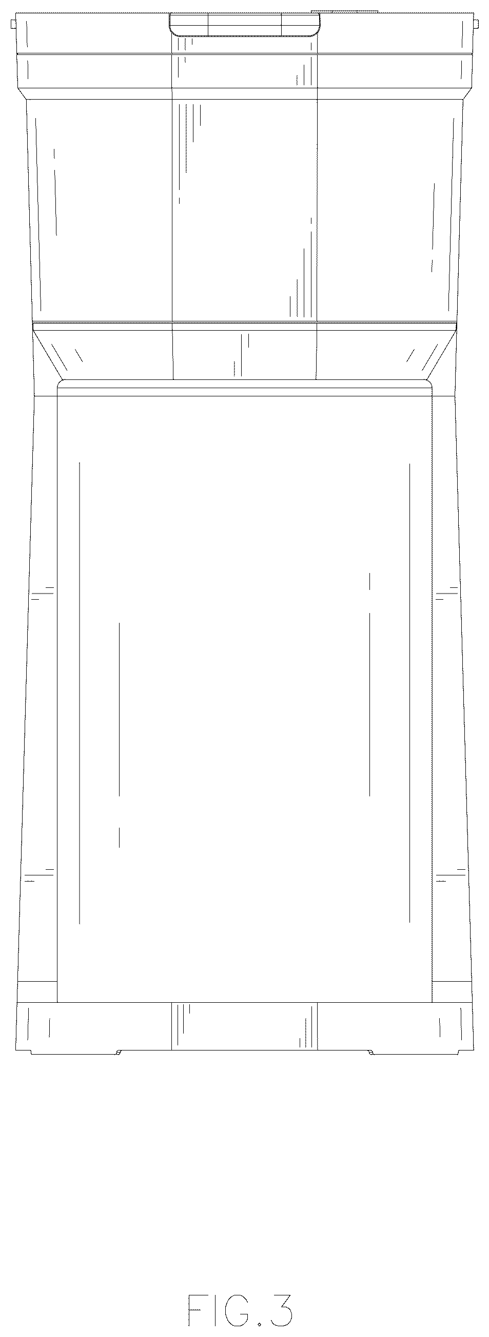 Patent USD1076552 Figure 3 – Coffee machine