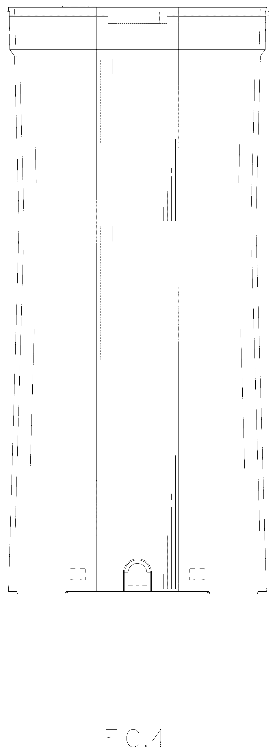 Patent USD1076552 Figure 4 – Coffee machine