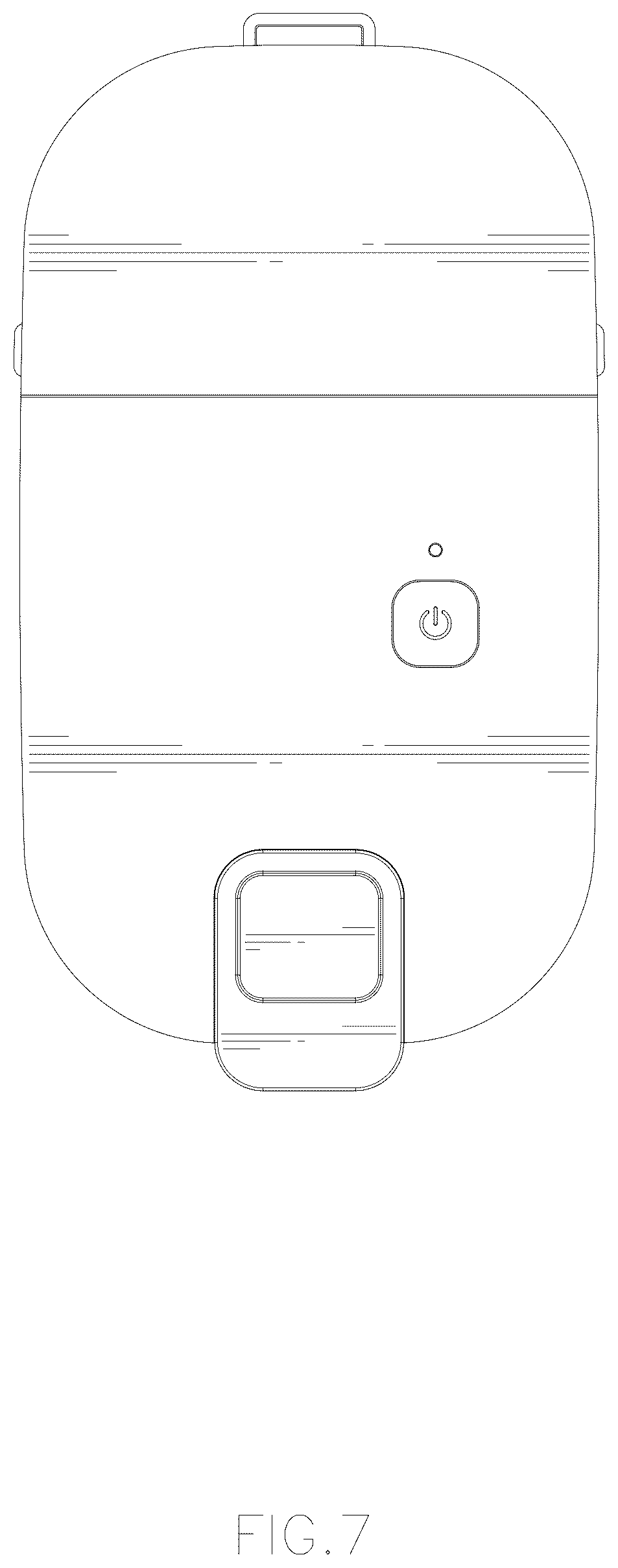 Patent USD1076552 Figure 7 – Coffee machine