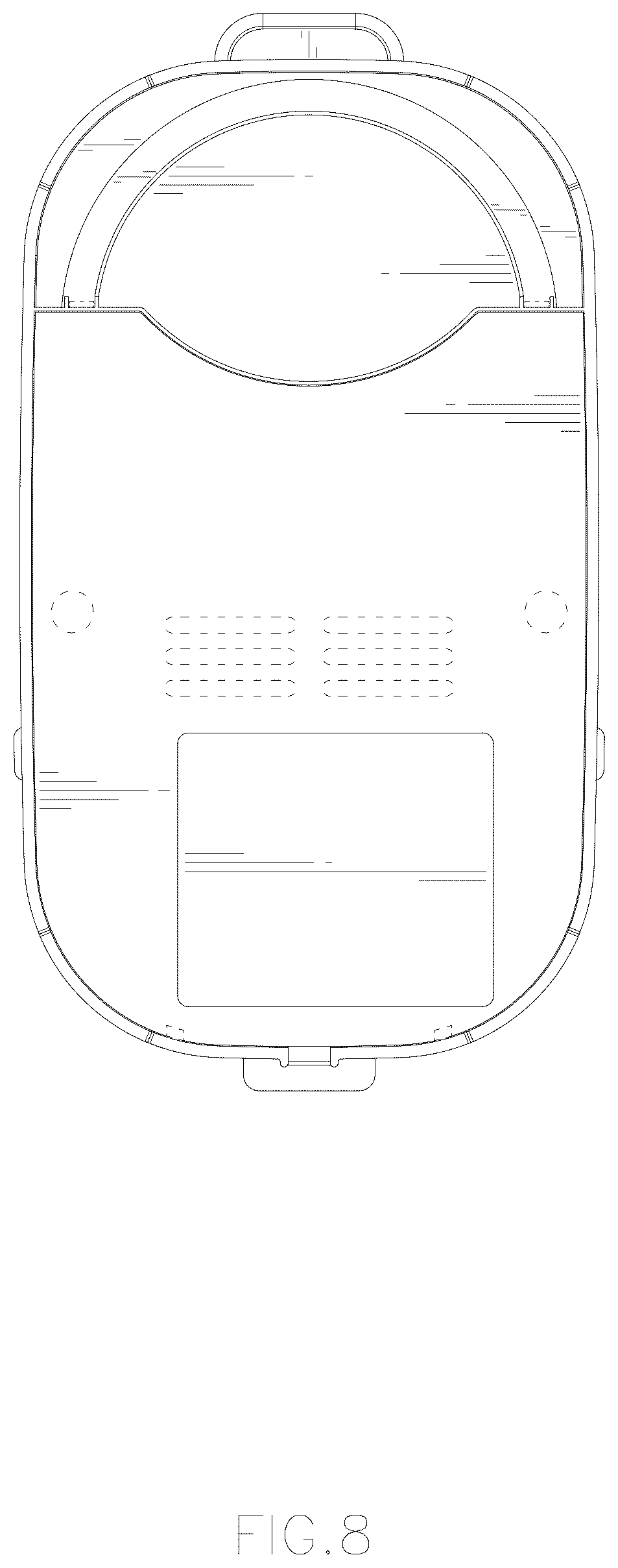 Patent USD1076552 Figure 8 – Coffee machine